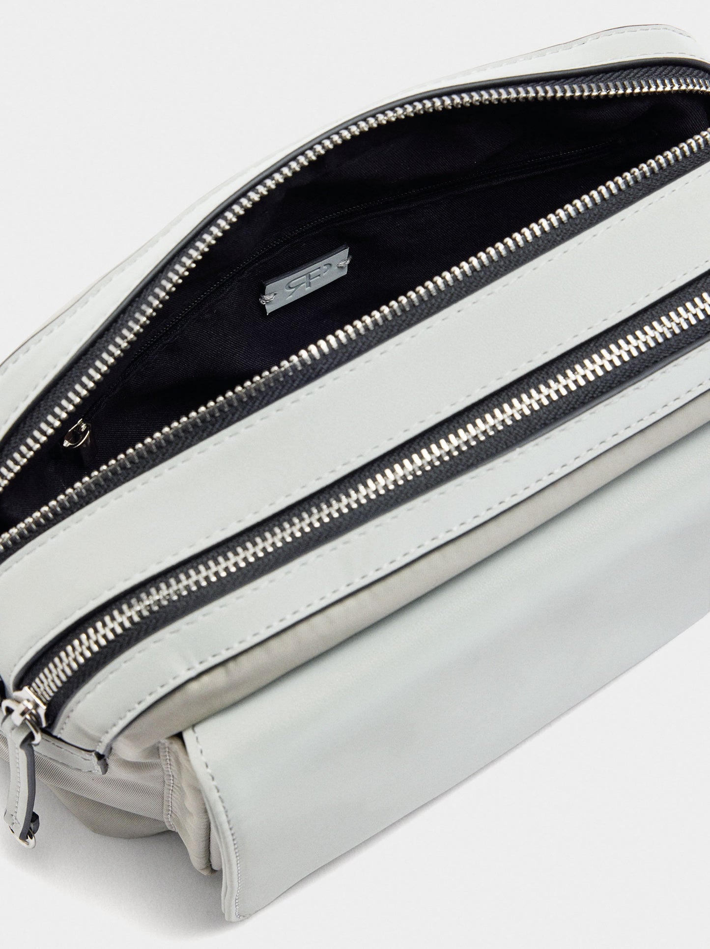 Nylon Crossbody Bag With Flap