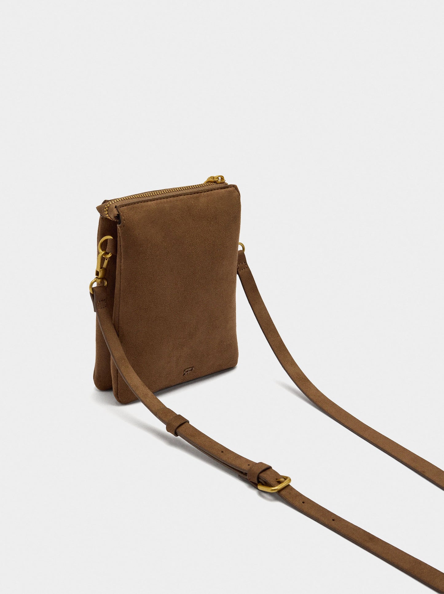 Crossbody Bag With Texture And Studs