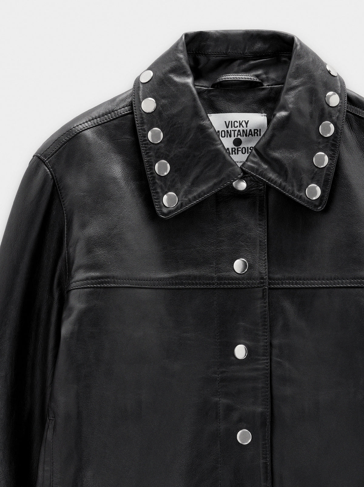 Leather Jacket With Studs