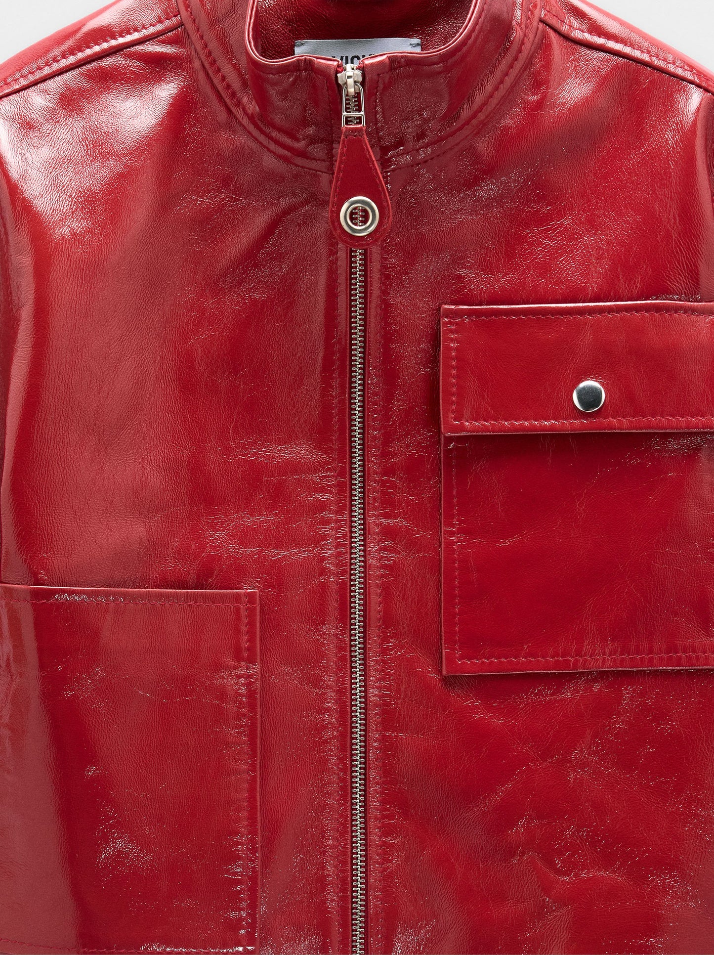 Leather Jacket With Zipper