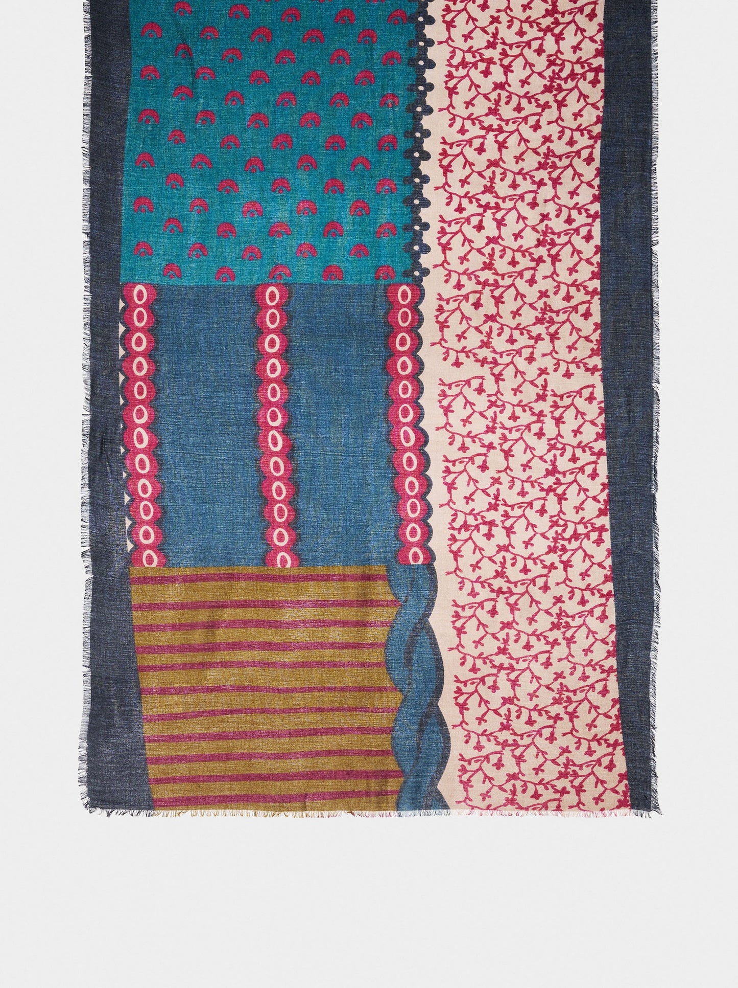 Scarf Printed With Wool