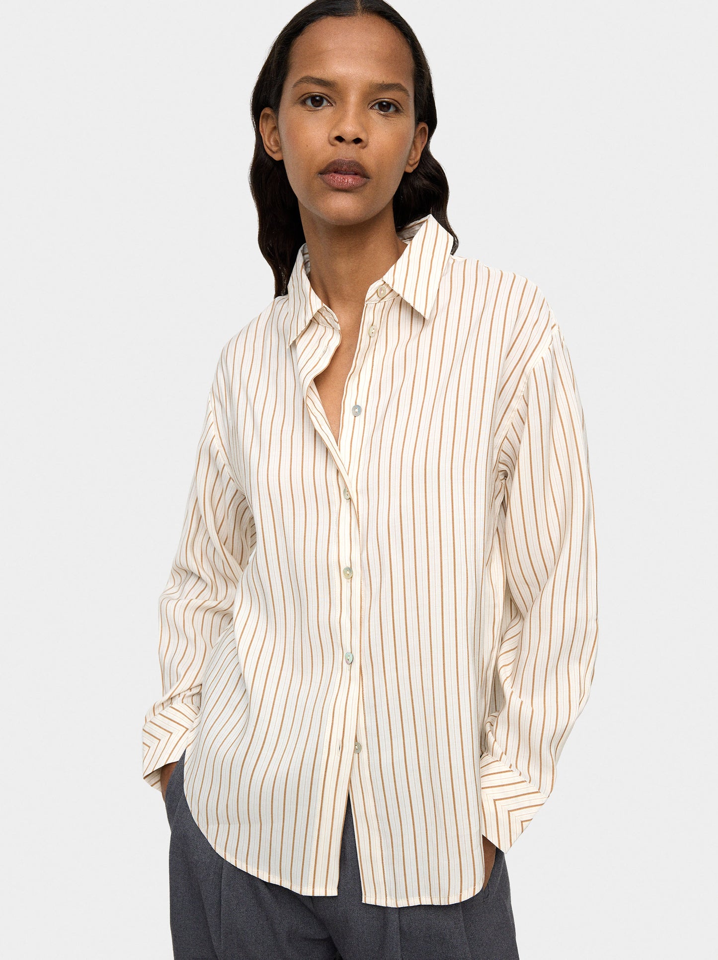 Striped Long-Sleeve Shirt