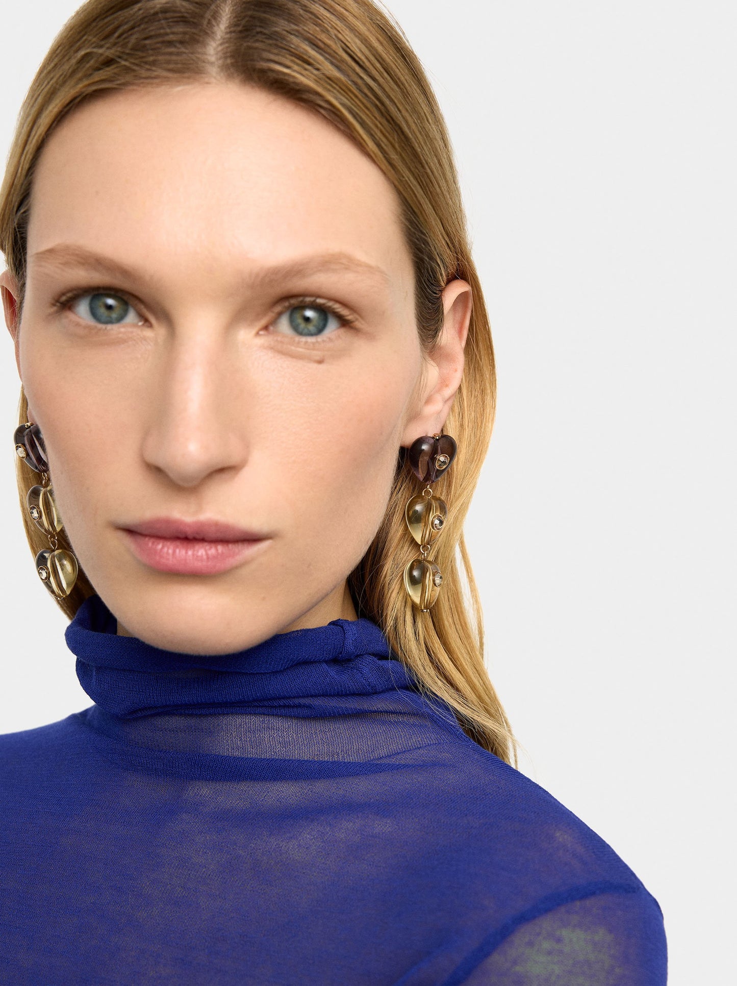 Long Earrings Hearts