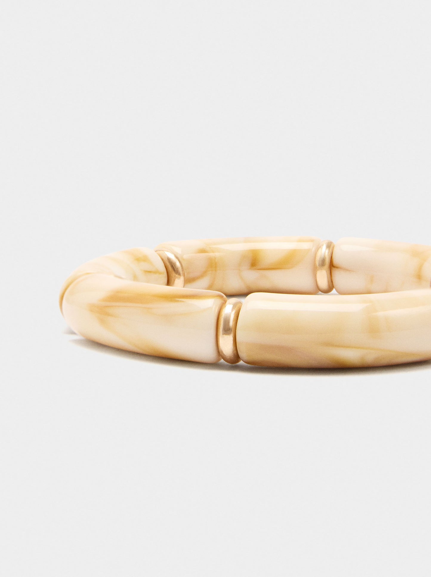 Elastic Bracelet With Stone Effect