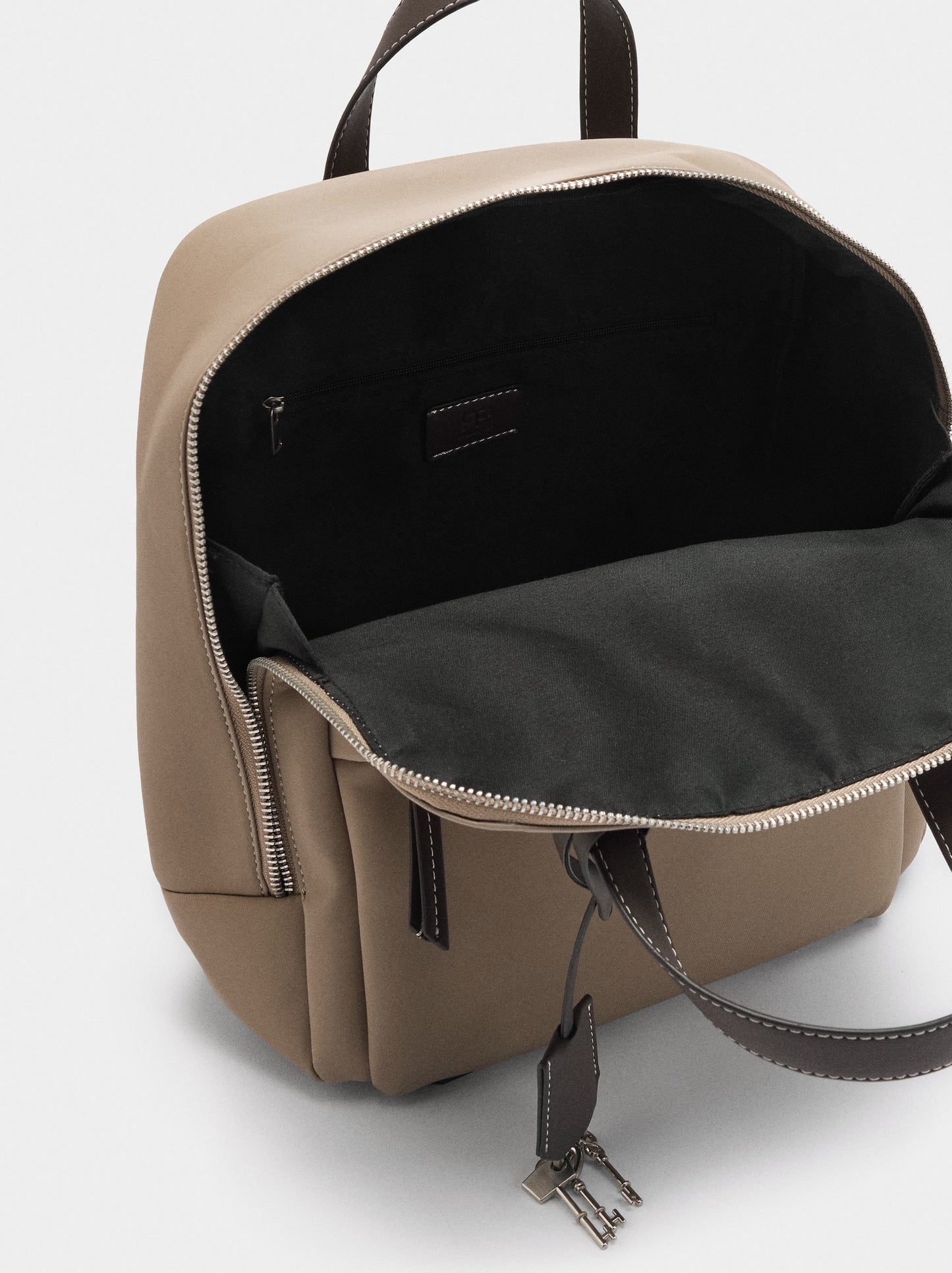 Nylon-Effect Backpack