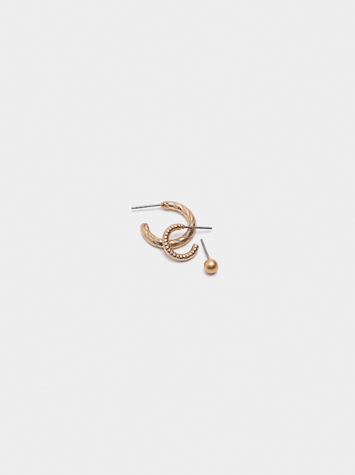 Set Of Golden Earrings