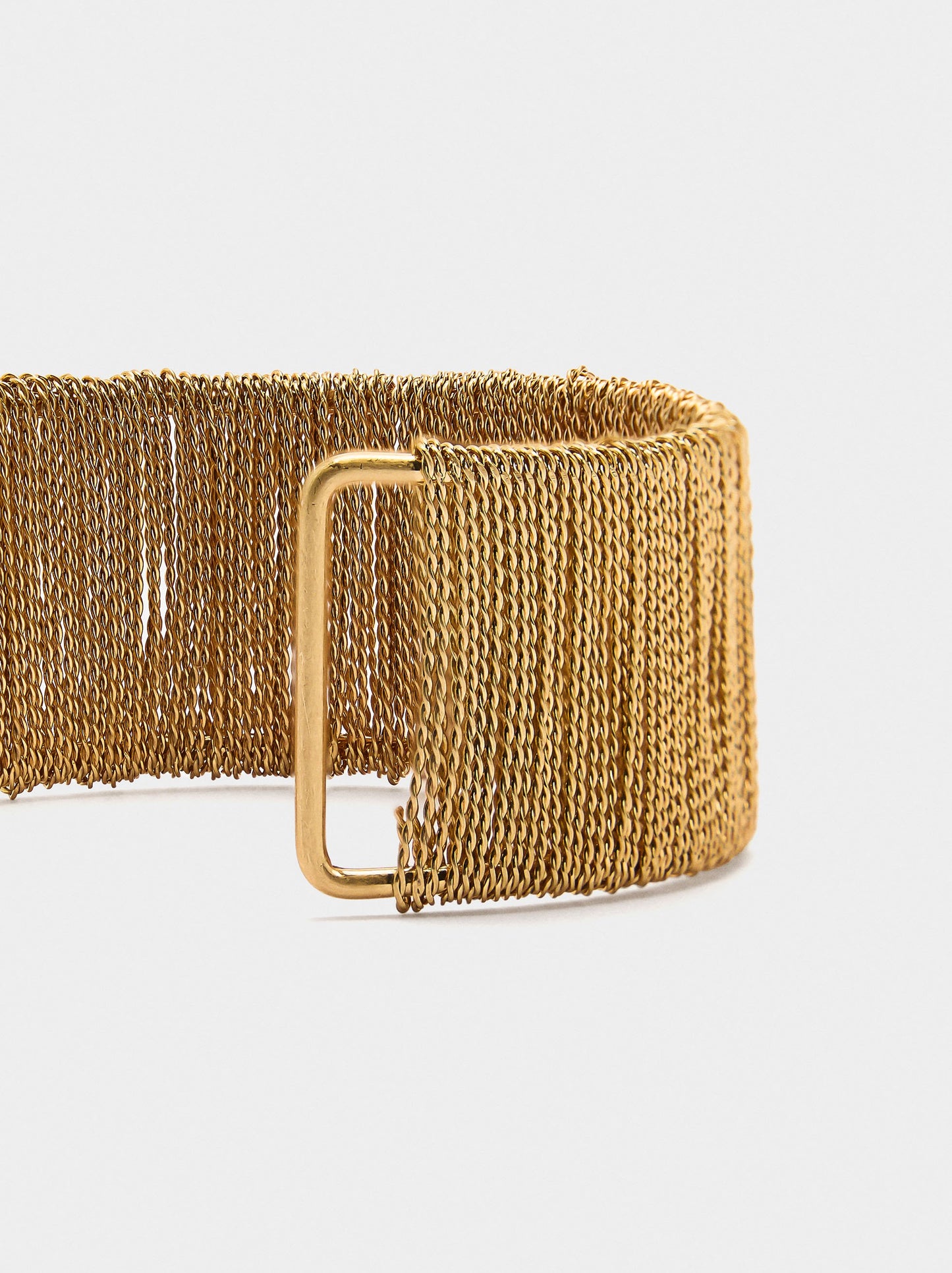 Wide Bracelet With Chains