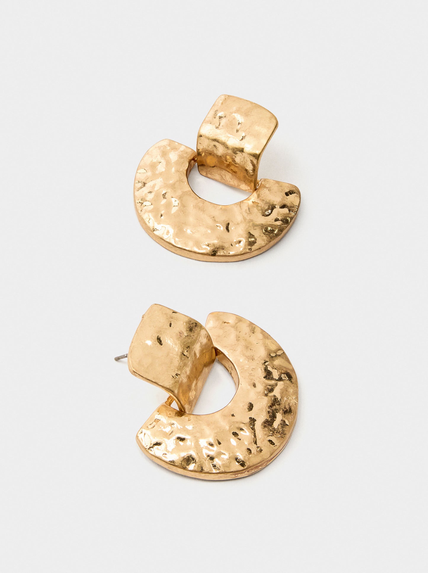 Earrings With Semicircle