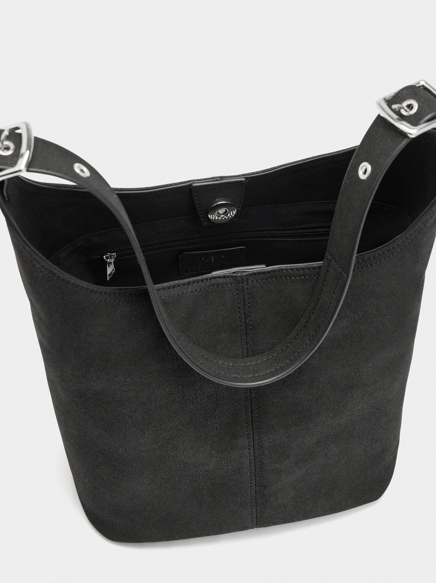 Shoulder Bag With Leather-Effect