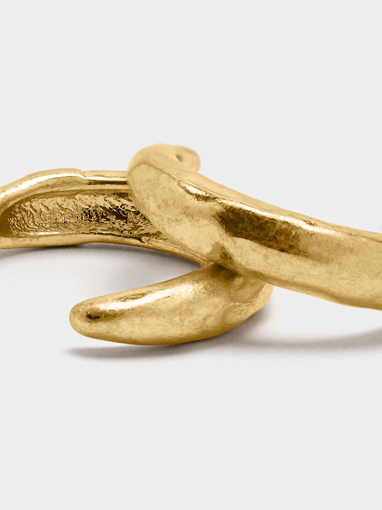 Irregular Open Hoop Earrings