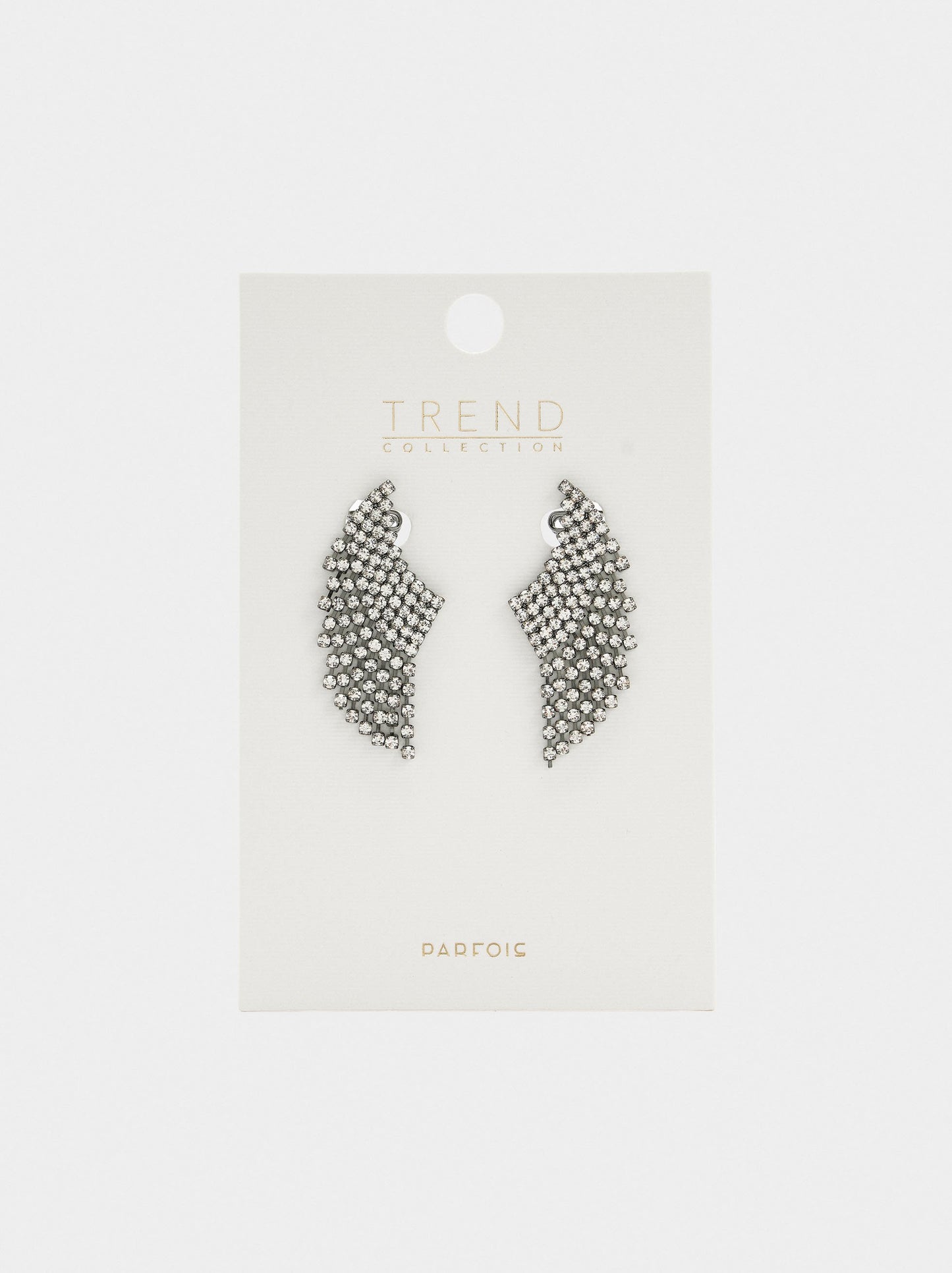 Earrings Ear Jacket Wings With Crystals