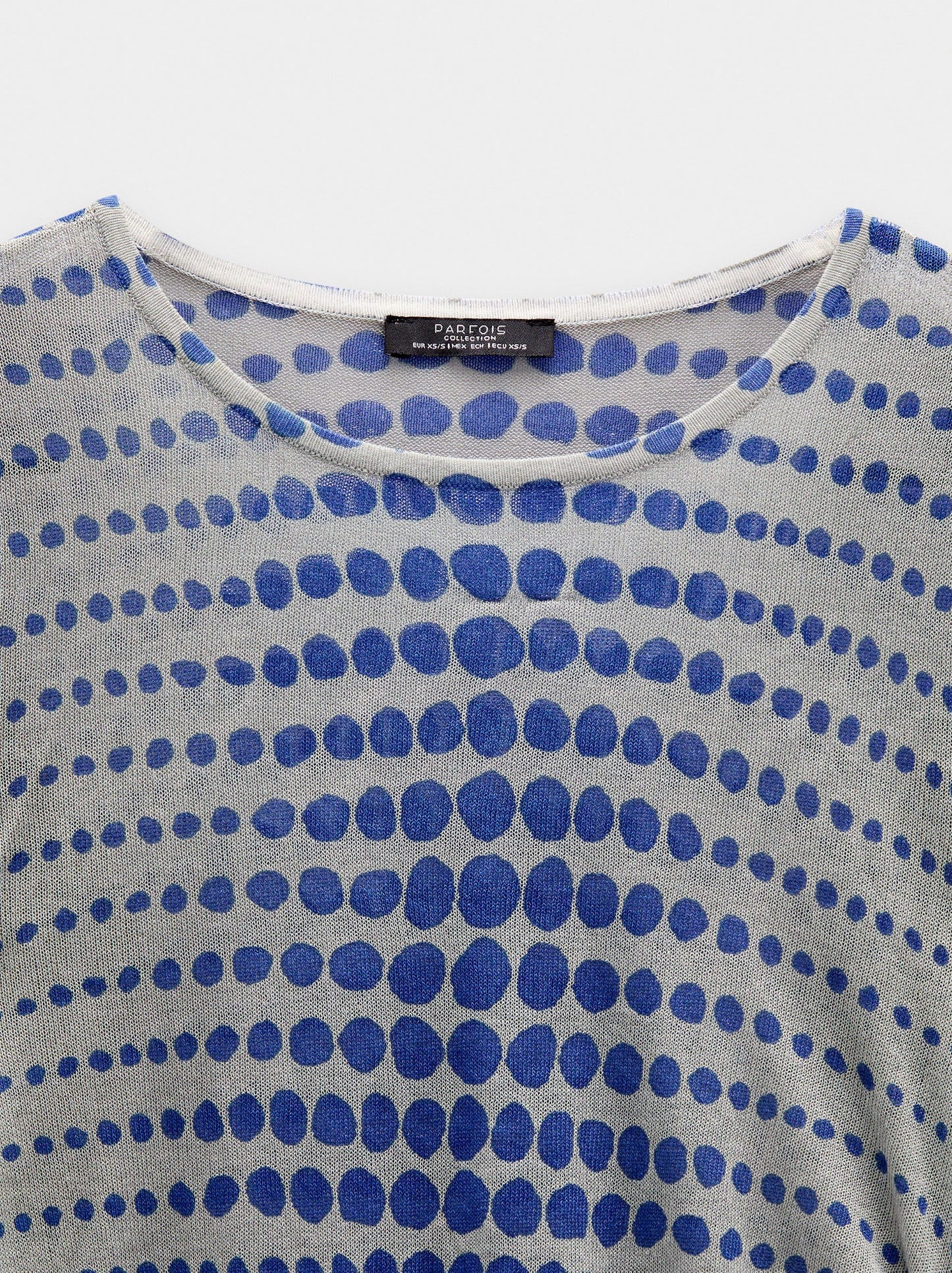 Semi-Transparent Knit Sweater