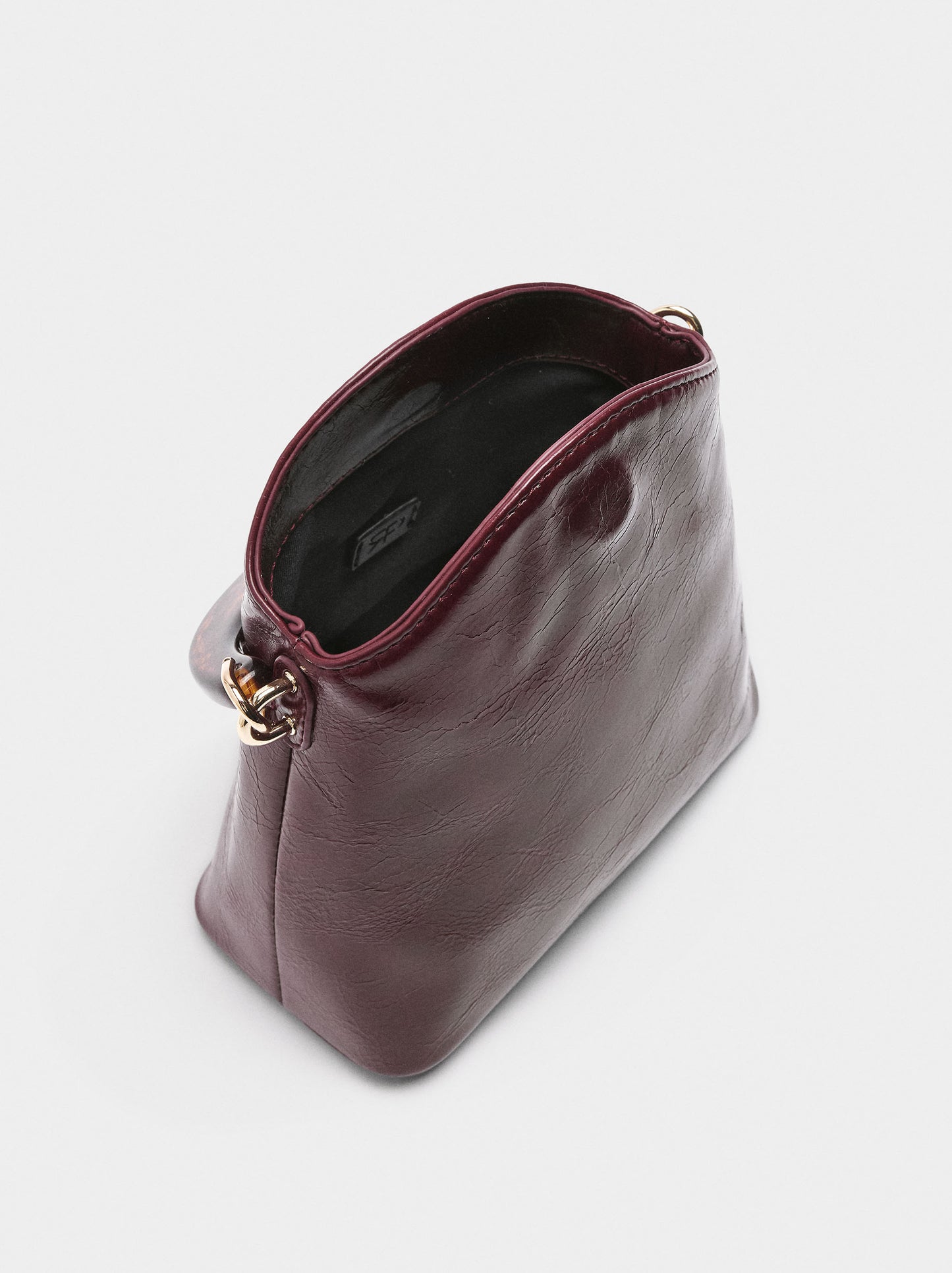 Handbag With Tortoiseshell-Effect Handle