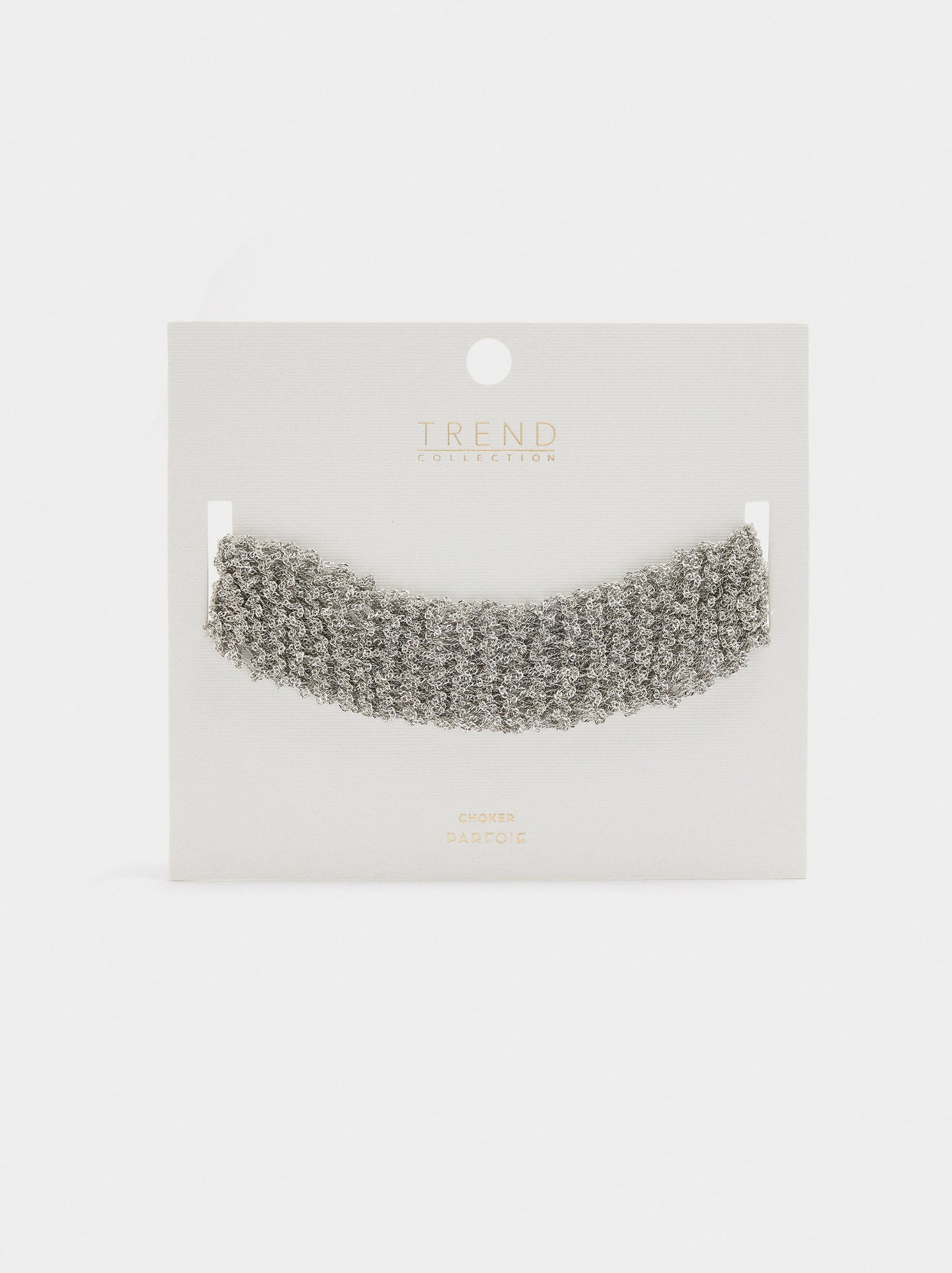 Choker With Crossed Chains