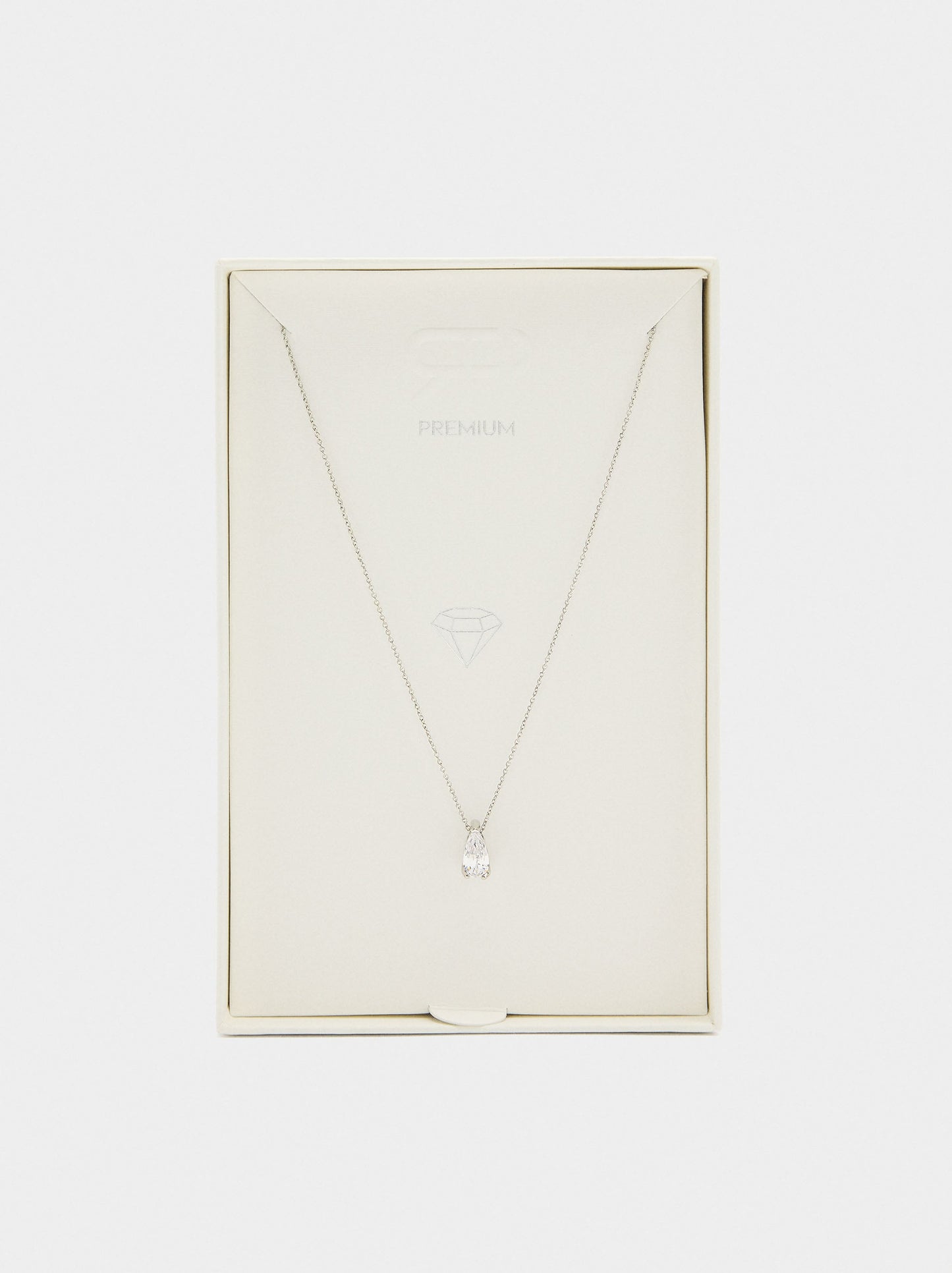 Necklace With Pendant Of Zirconia
