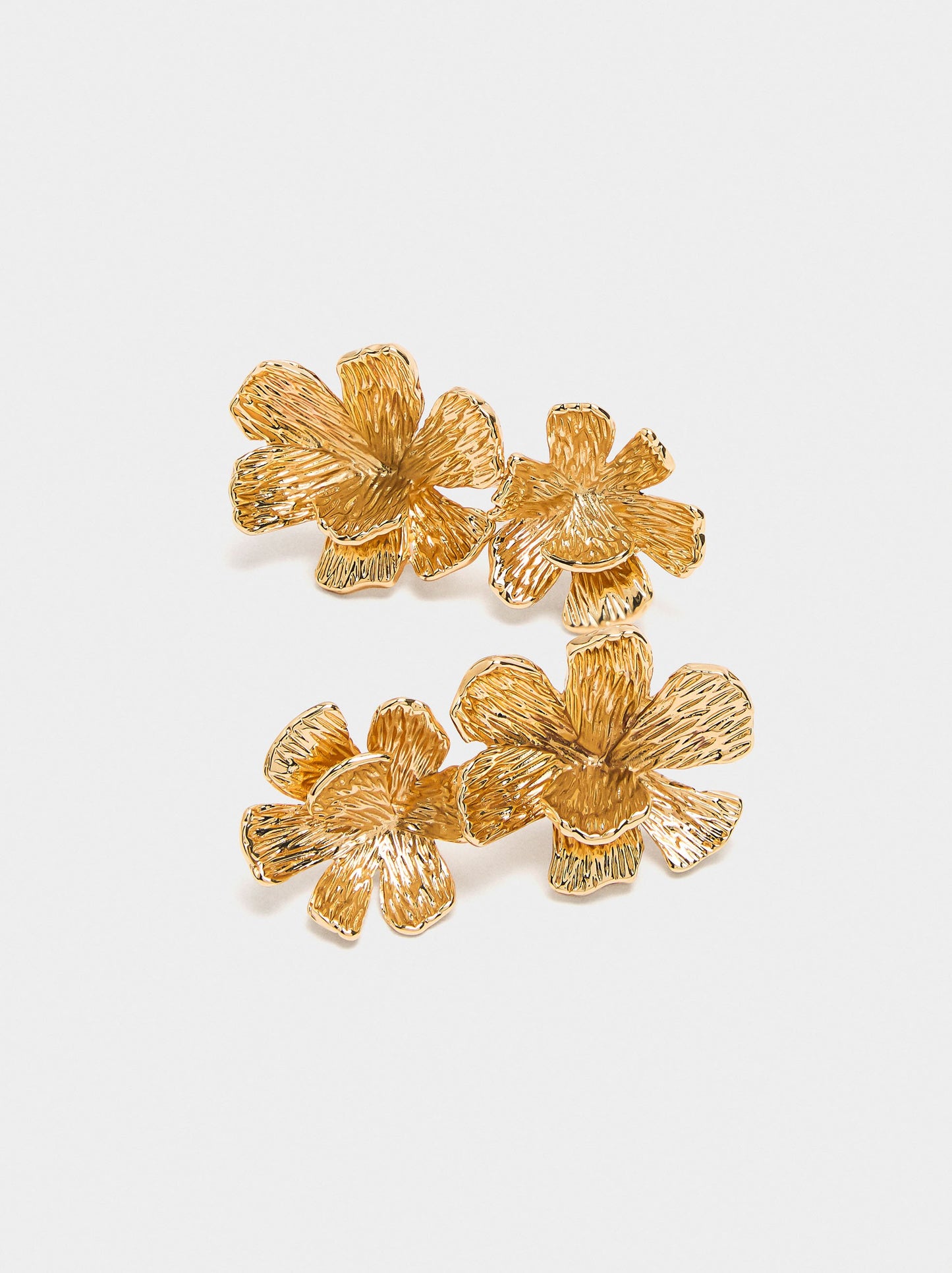 Long Flower Earrings