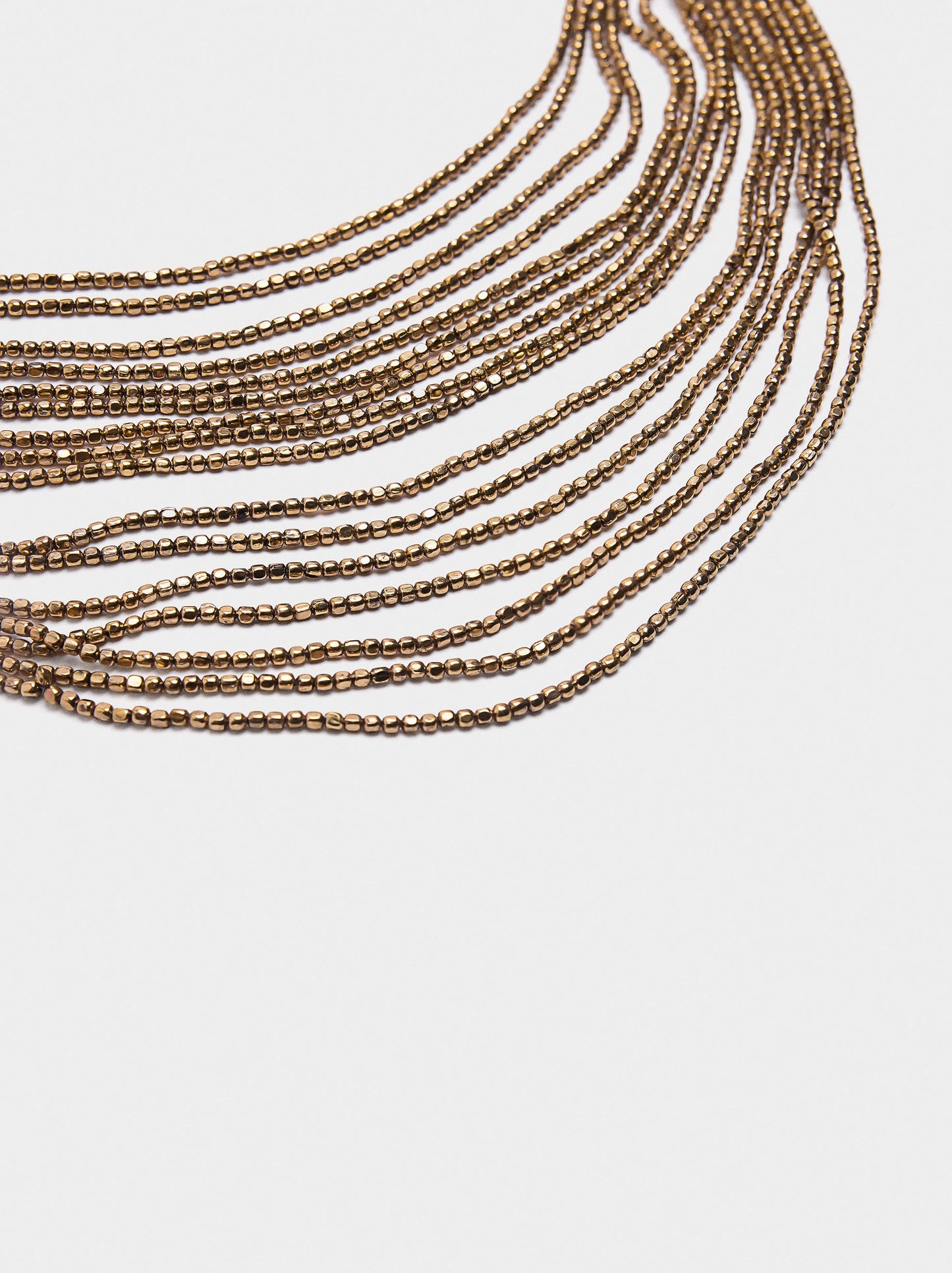 Long Multi-Collar Glass Beads