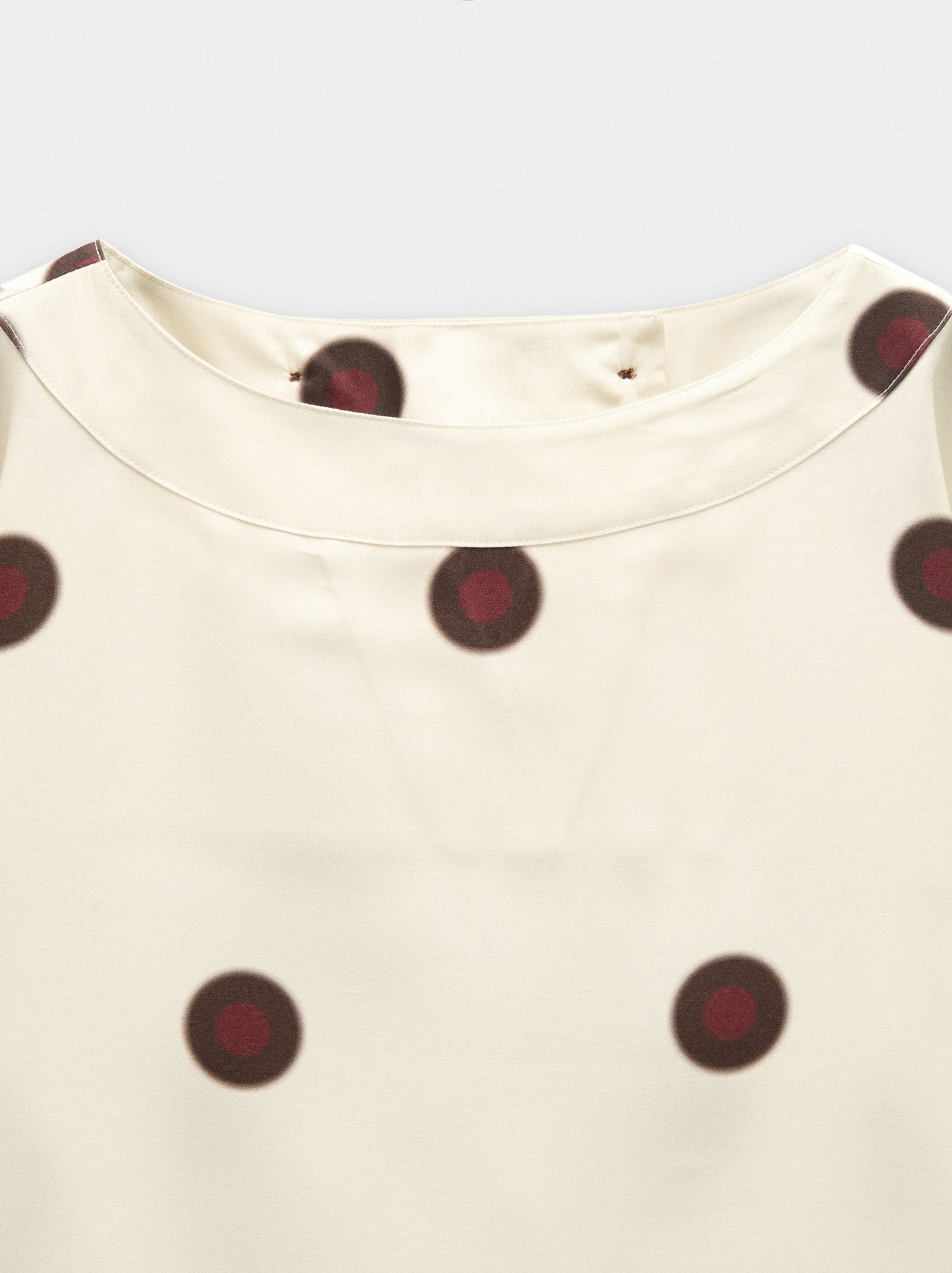 Blouse With Polka Dots