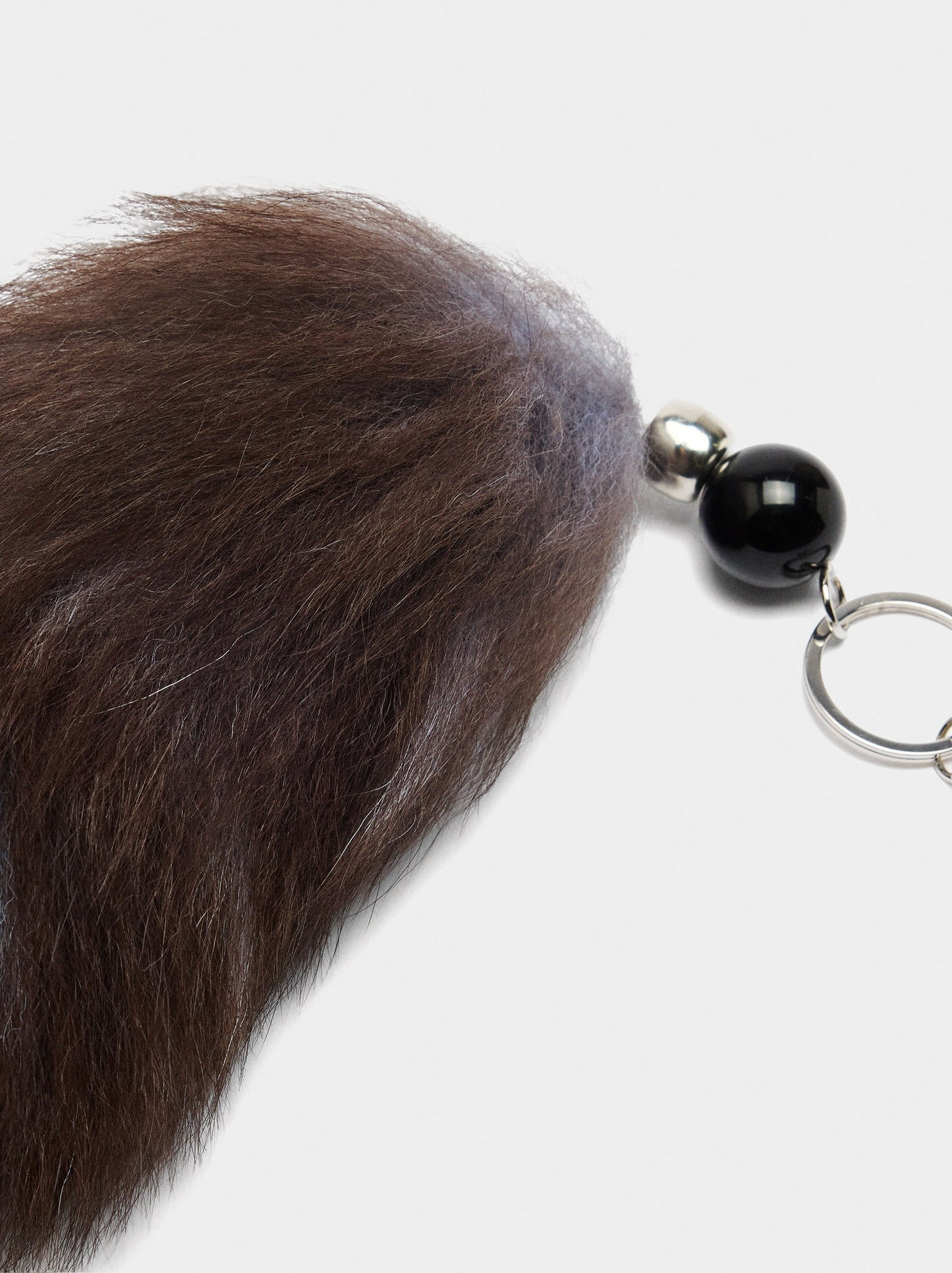 Keychain Charm With Fur Effect