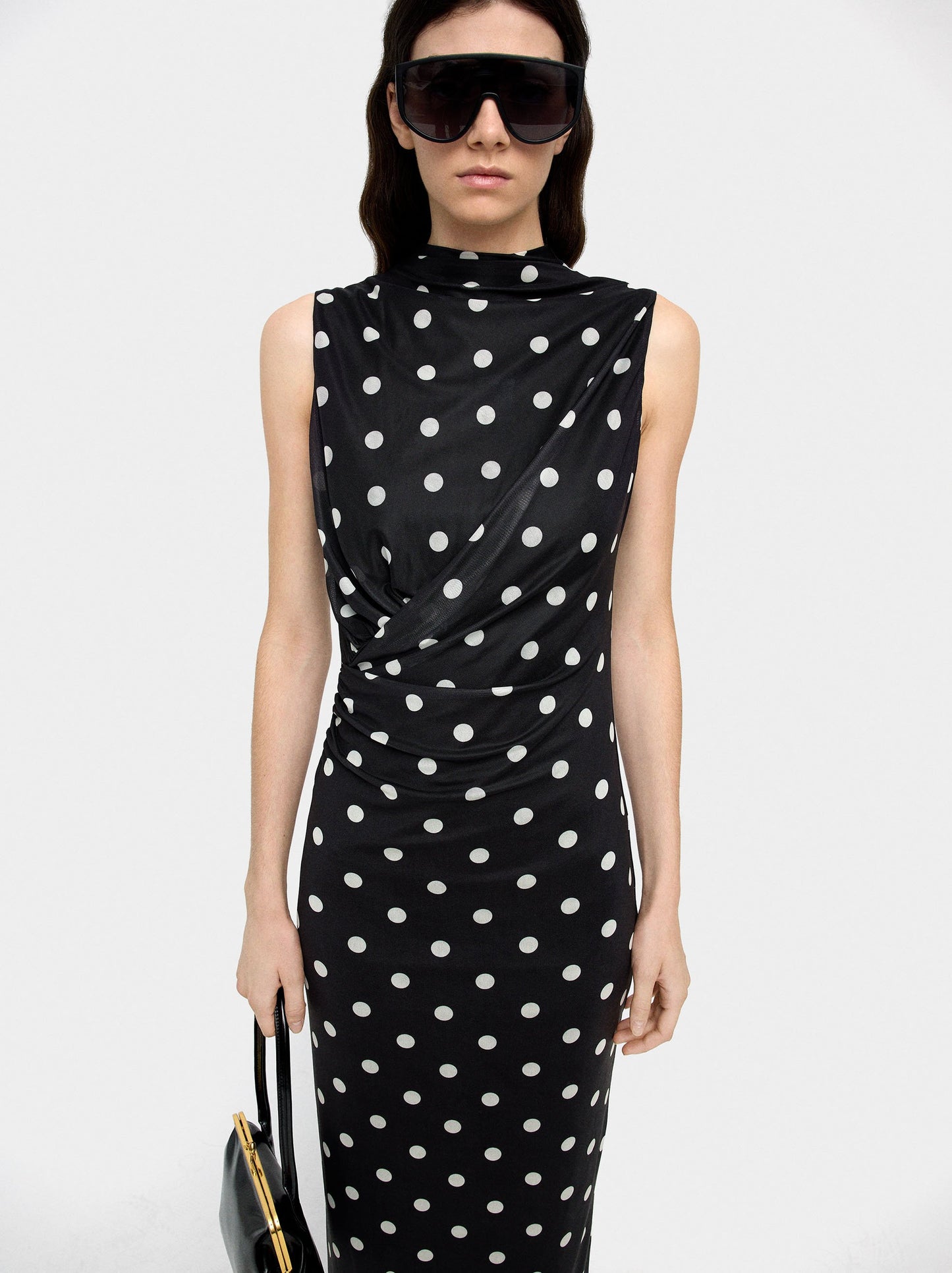Long Dress With Polka Dots