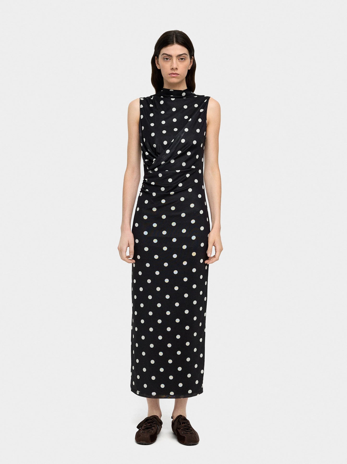 Long Dress With Polka Dots