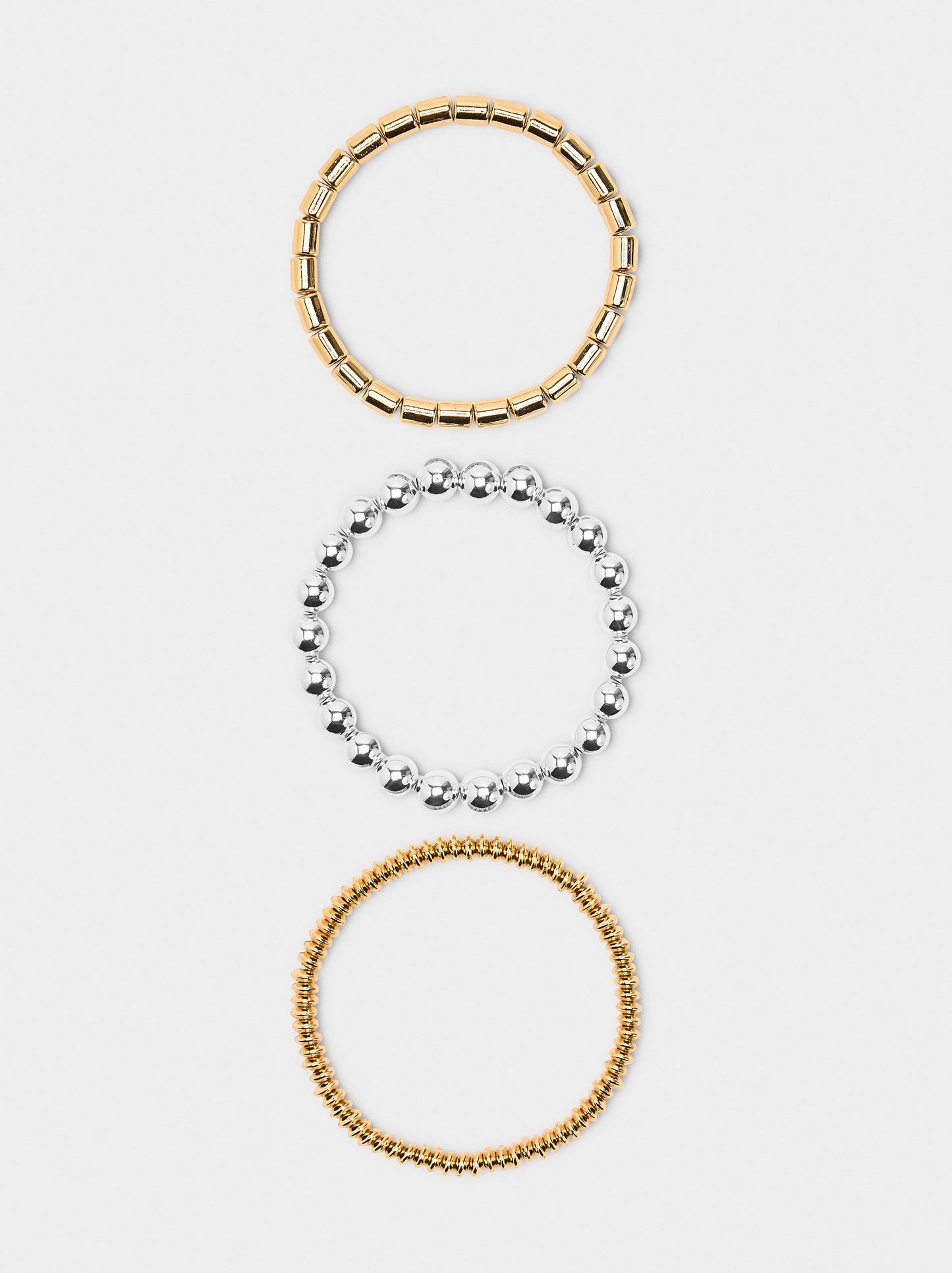 Set Of Bicolor Elastic Bracelets