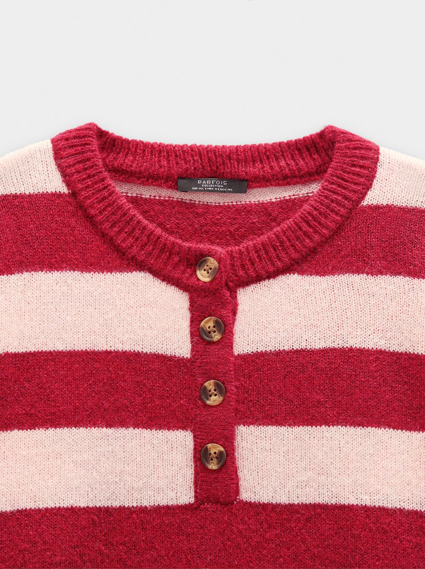 Knit Sweater With Stripes
