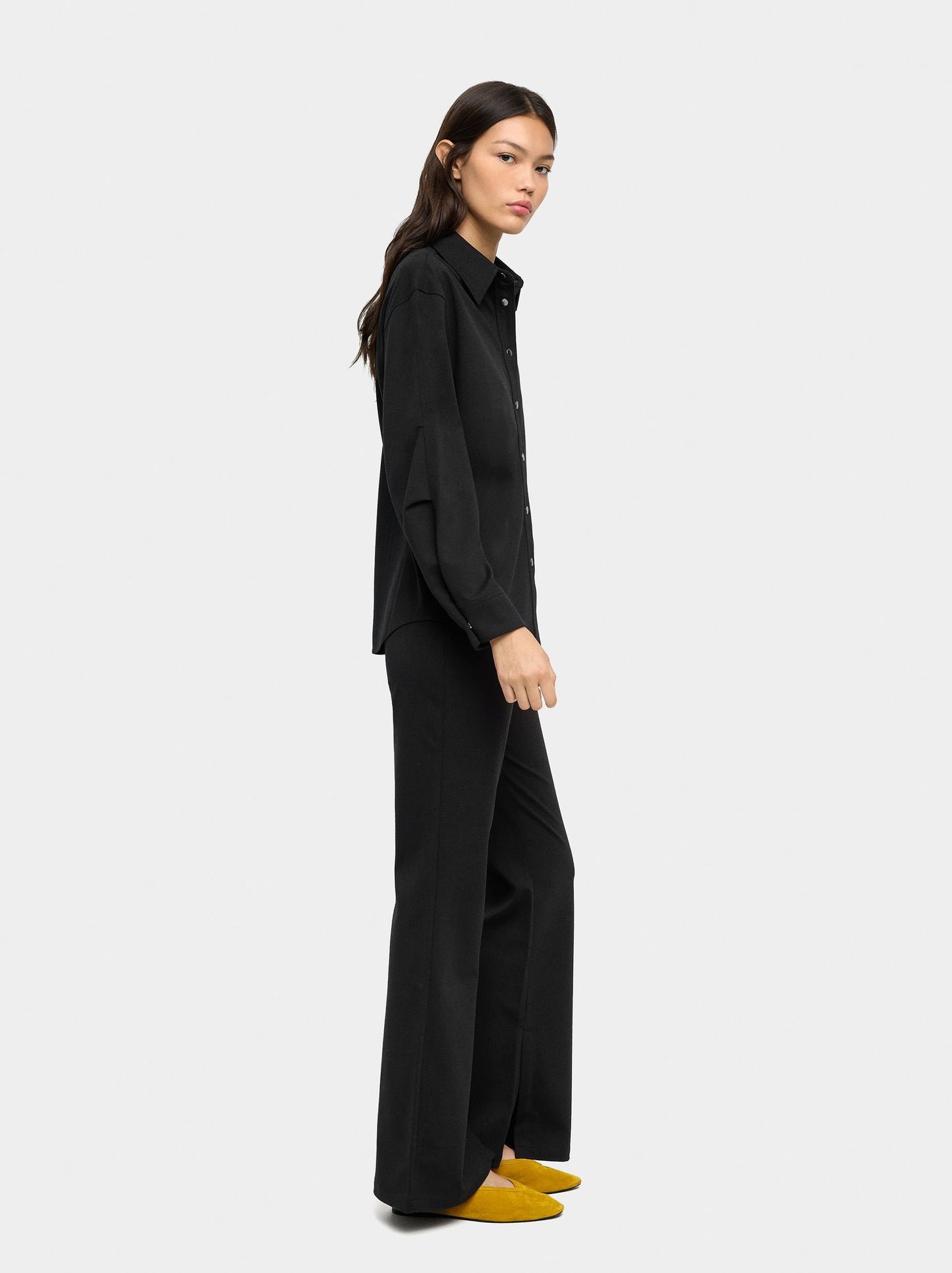 Shirt With Press Studs