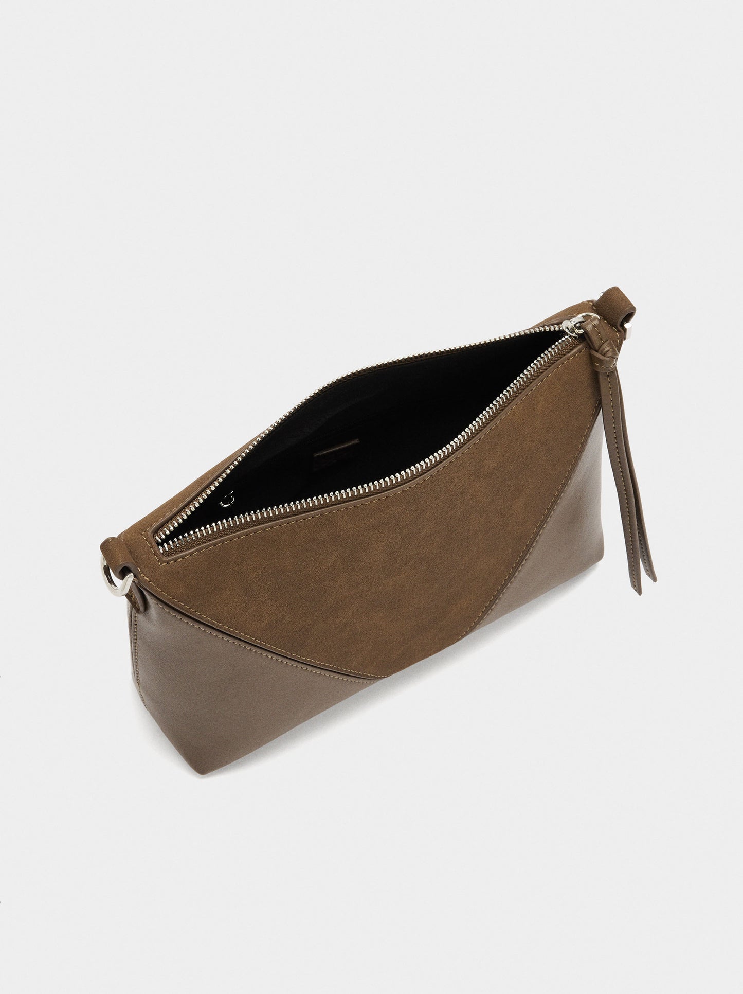 Crossbody Bag Contrast Of Textures