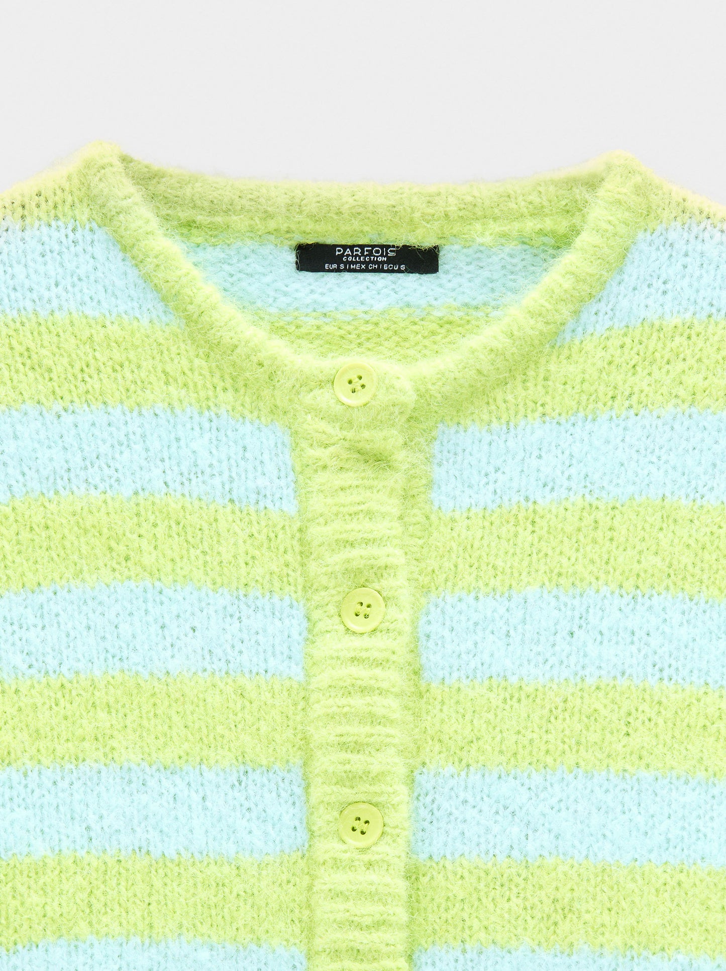 Knit Cardigan With Stripes