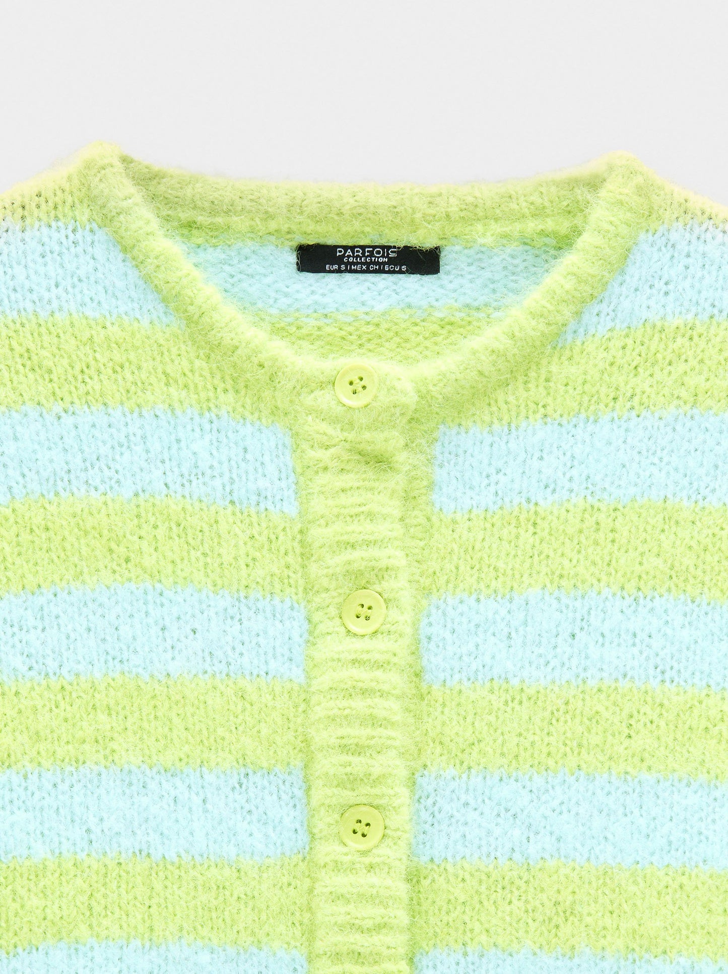 Knit Cardigan With Stripes