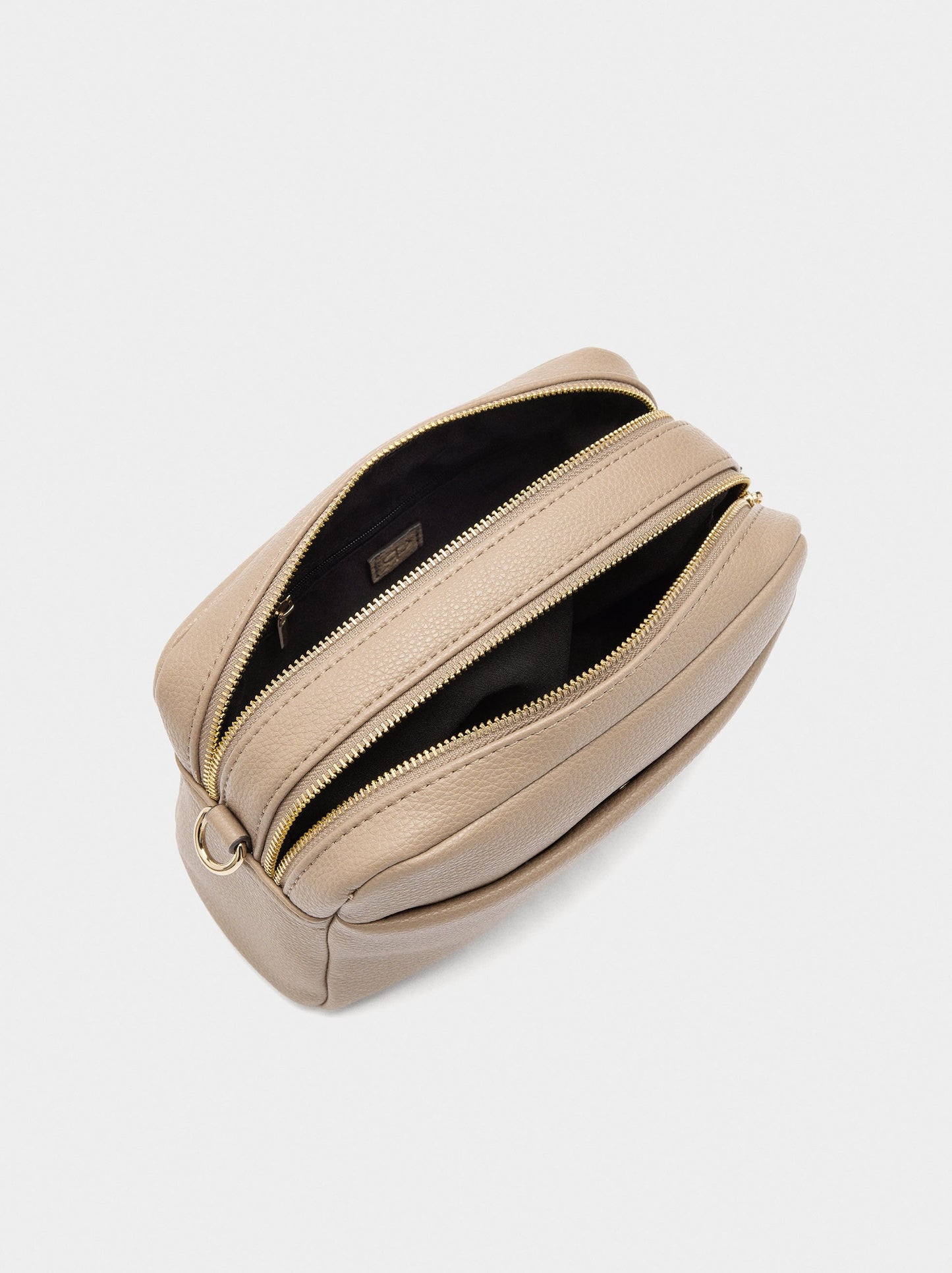 Crossbody Bag Double Closure And Pendant