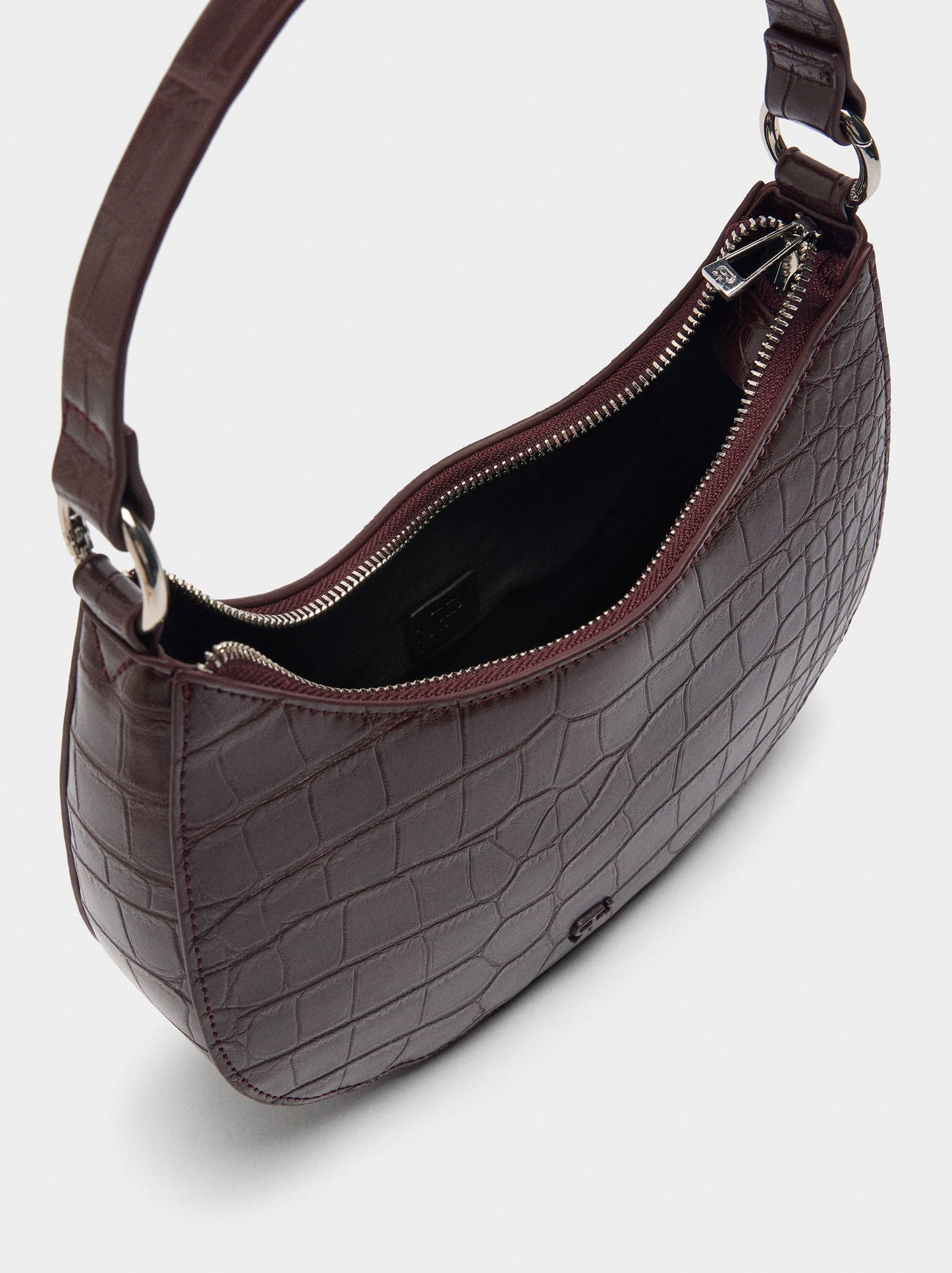 Shoulder Bag With Animal Embossing