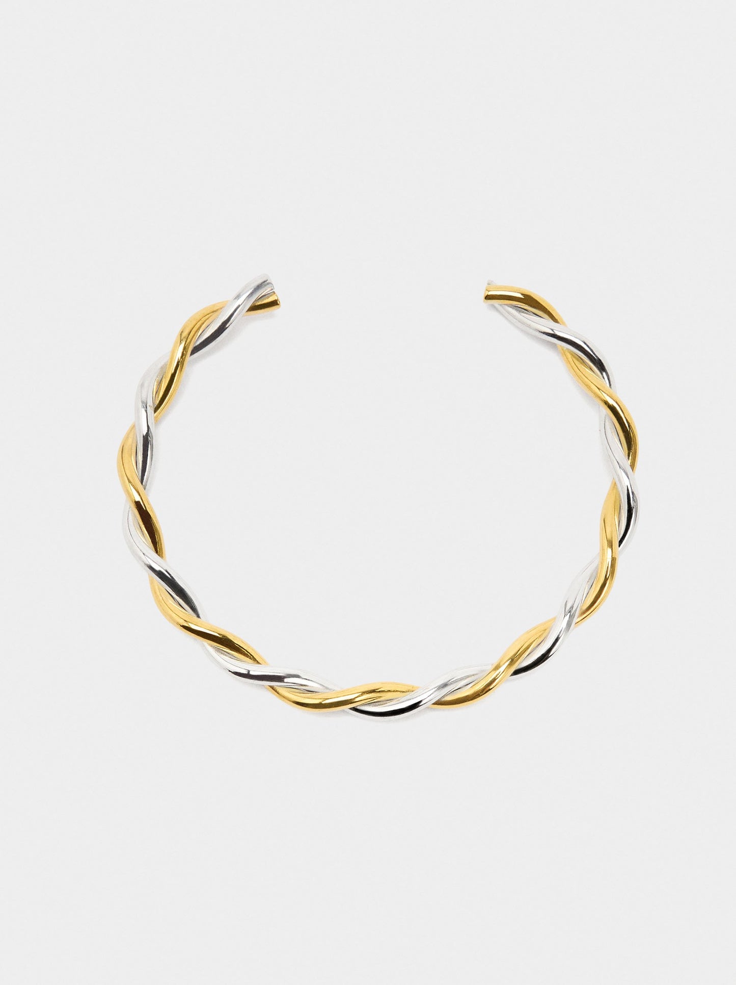 Bicolor Intertwined Bracelet - Stainless Steel