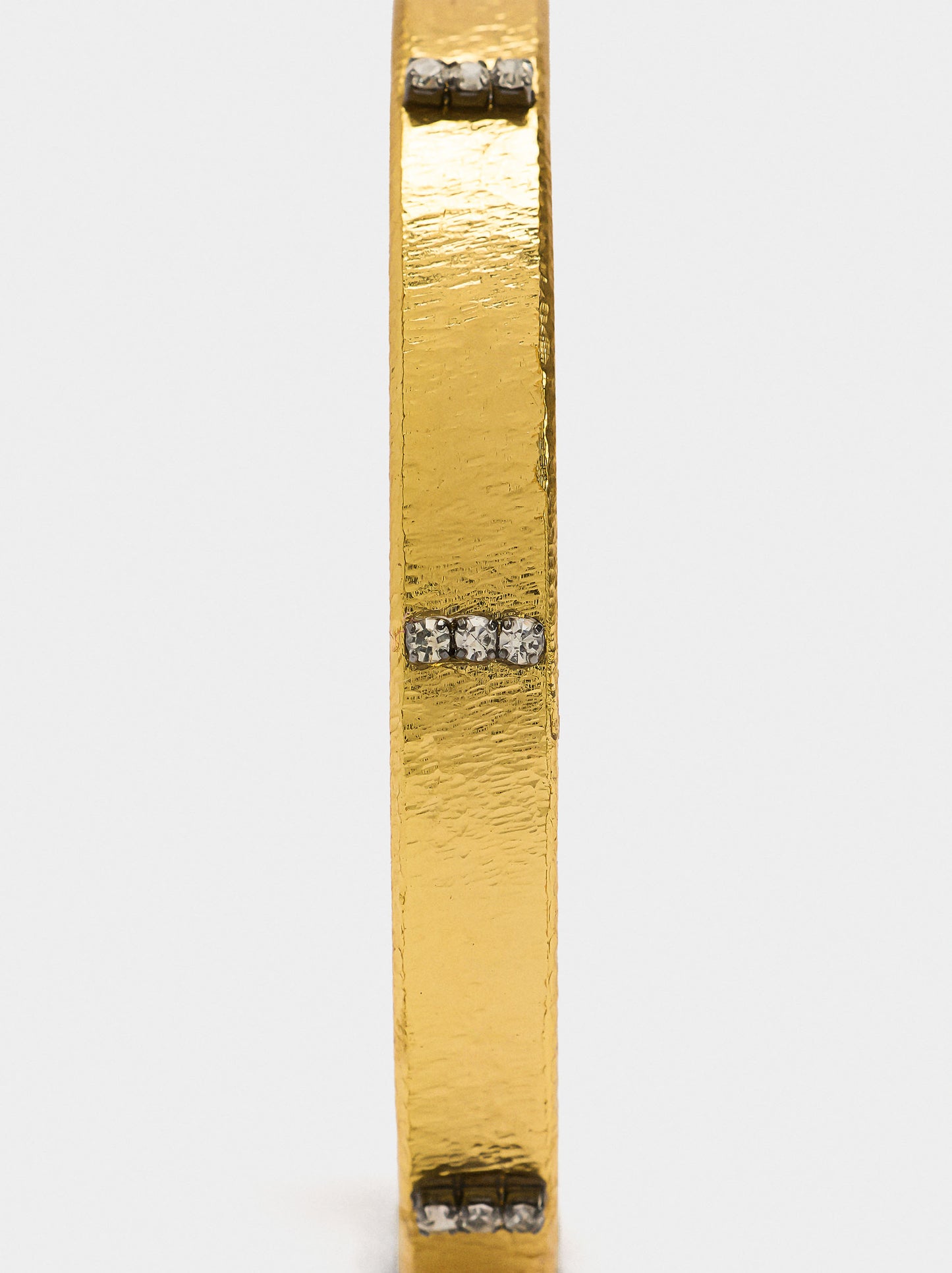 Rigid Bracelet With Crystals
