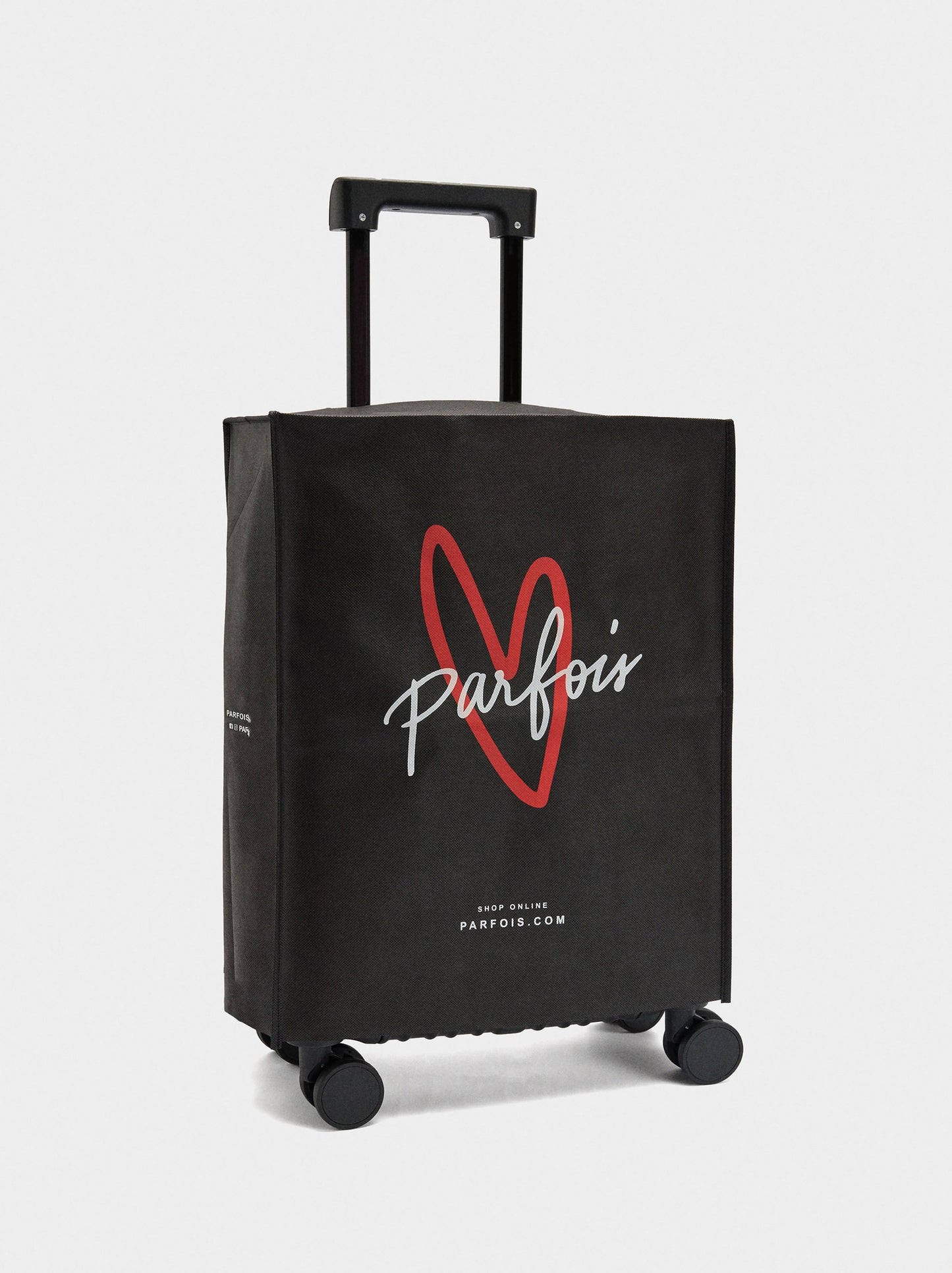 Striped Travel Suitcase