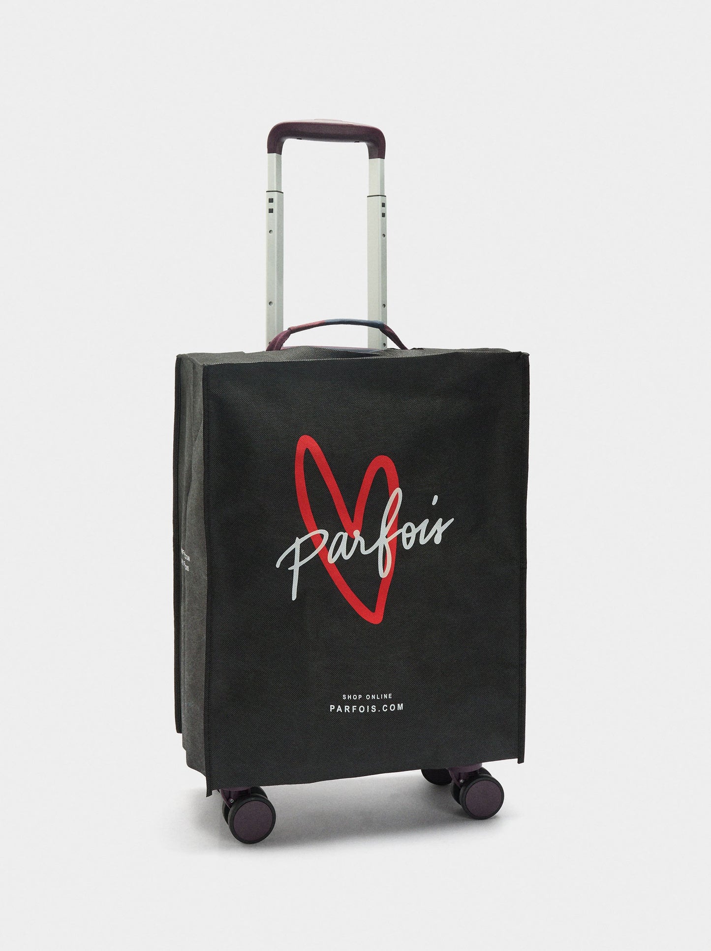 Travel Suitcase With Printed Nylon