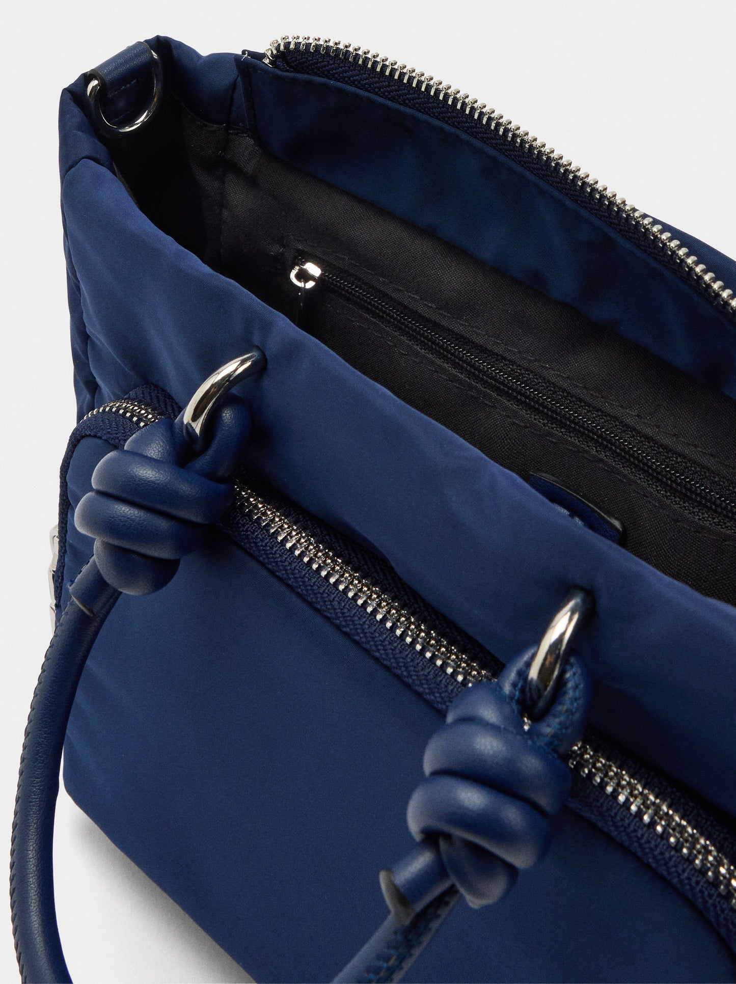 Nylon Tote Bag With Pendant S