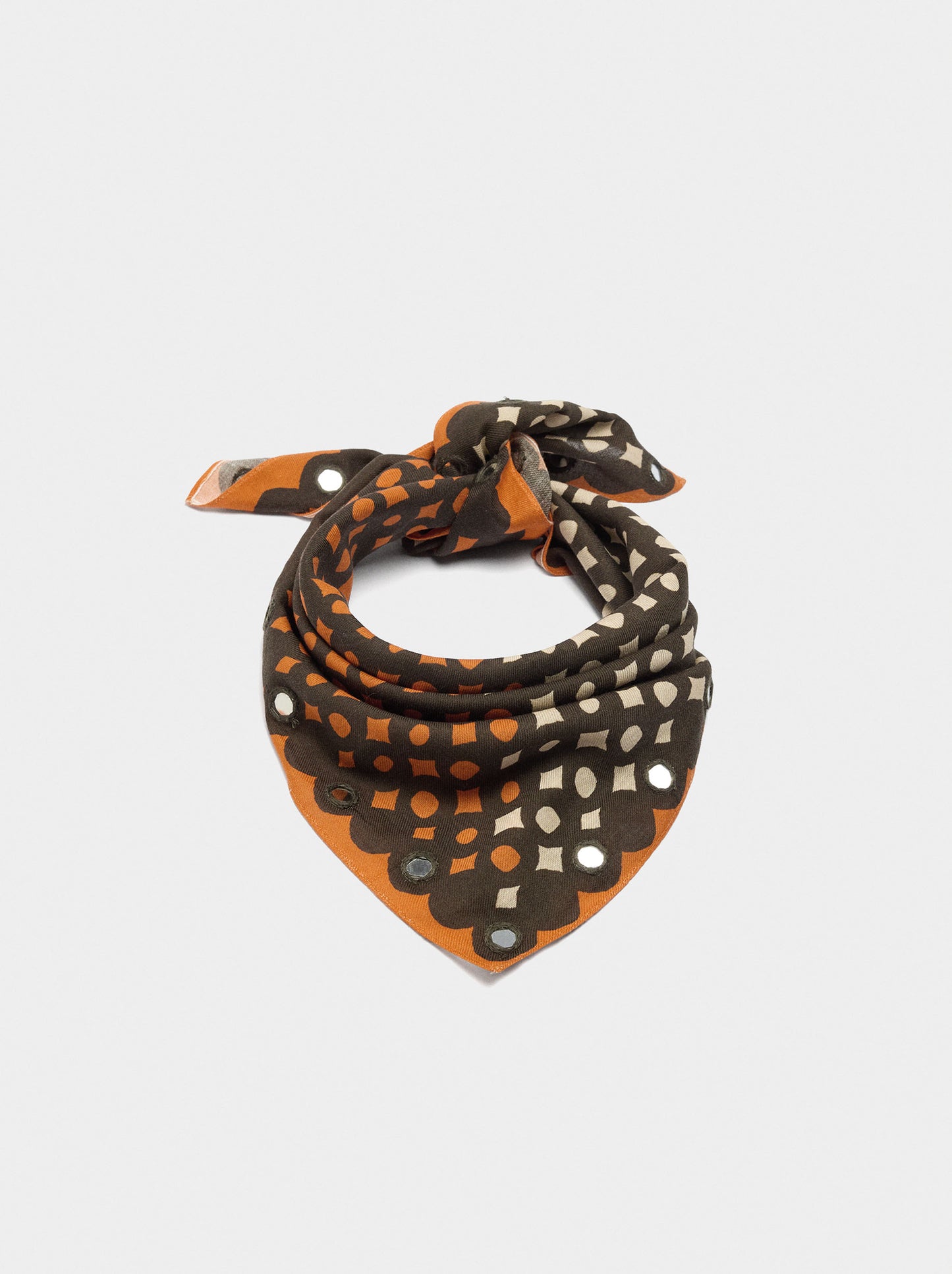 Square Printed Cotton Scarf