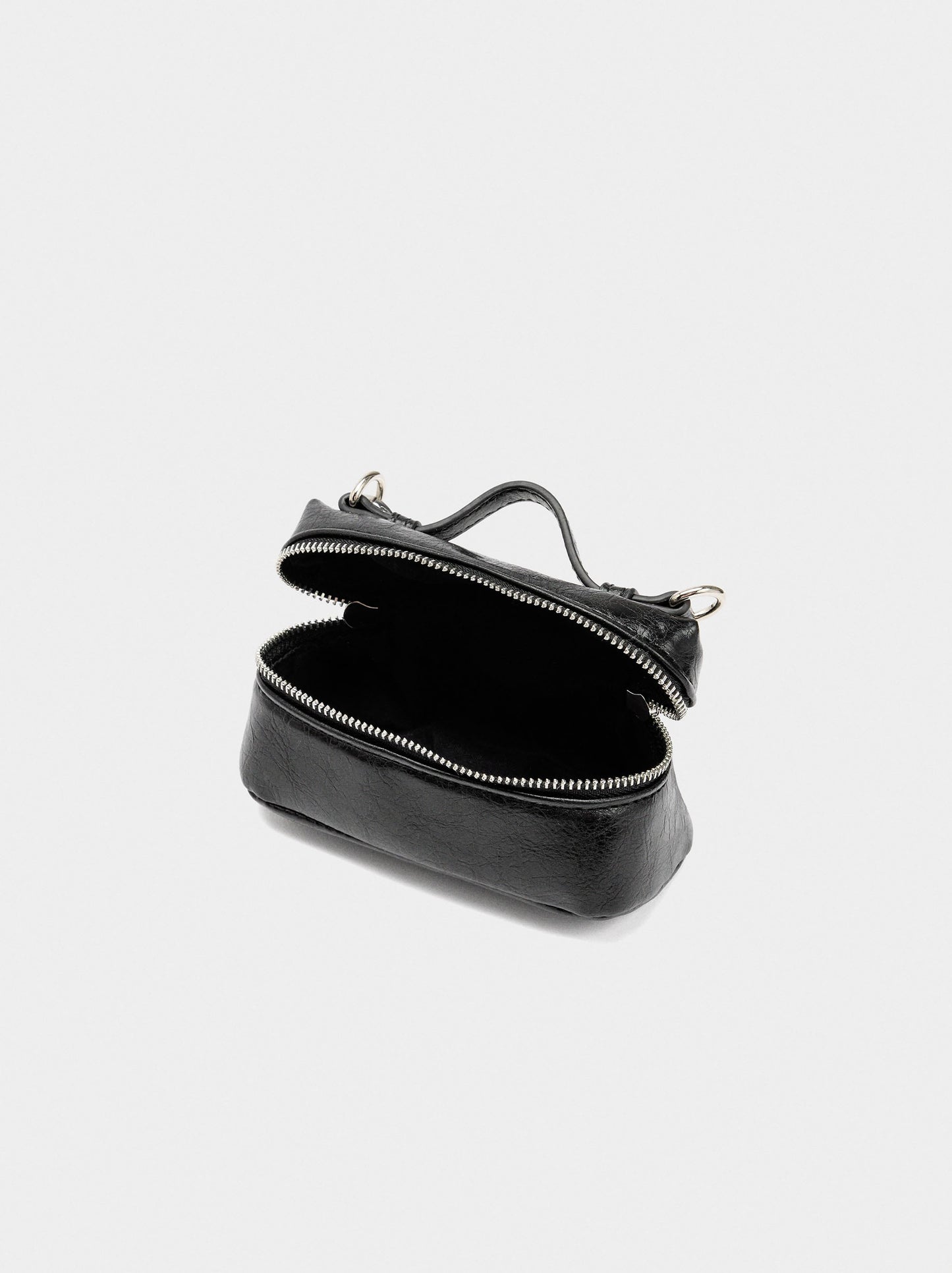 Coin Purse With Cracked Effect