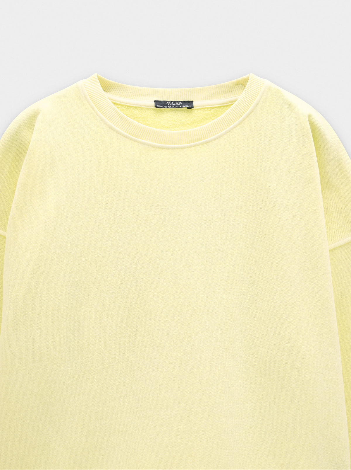 Sweatshirt With Washed Effect 100% Cotton