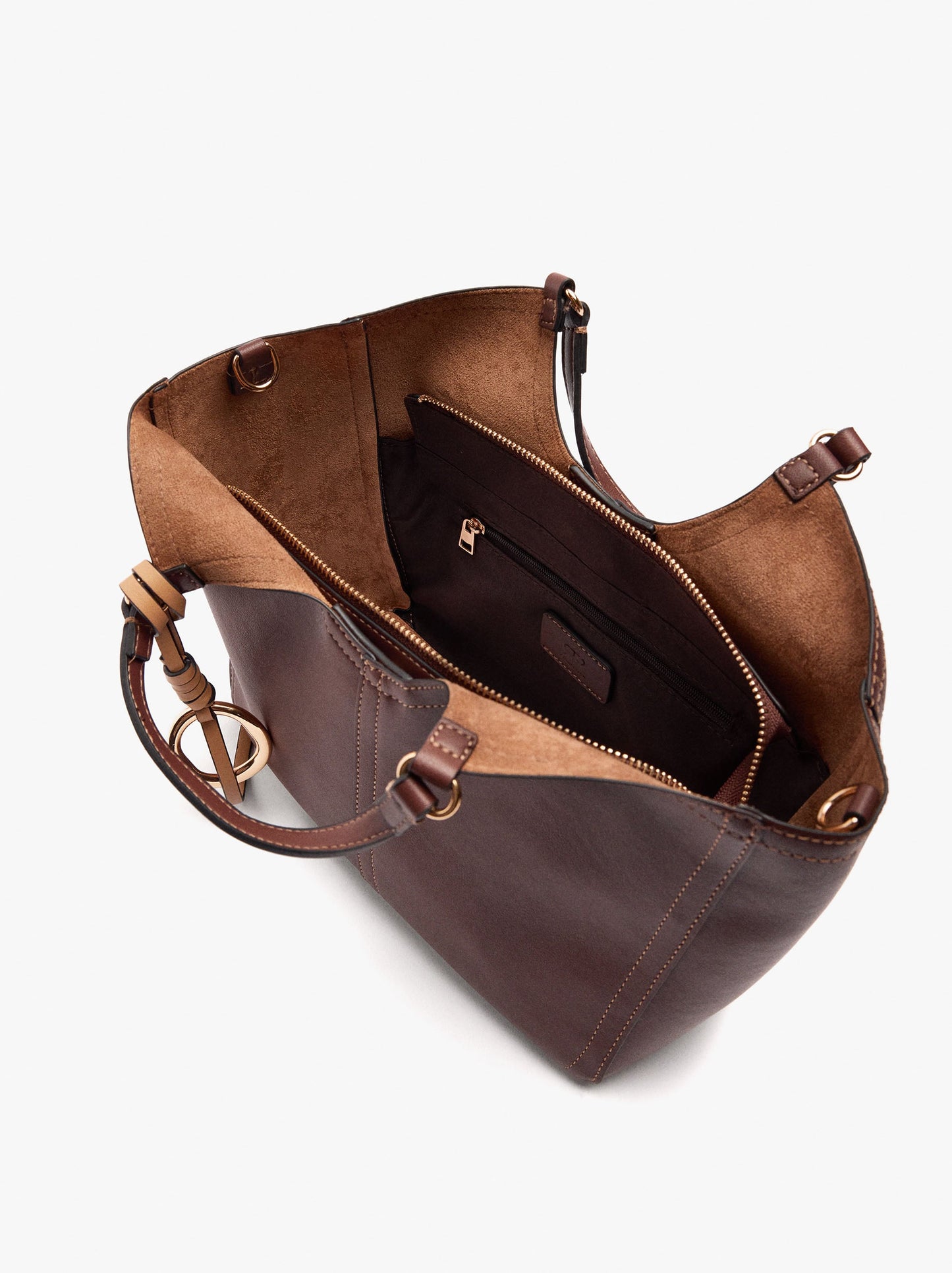 Plain Tote Bag With Zipper Closure