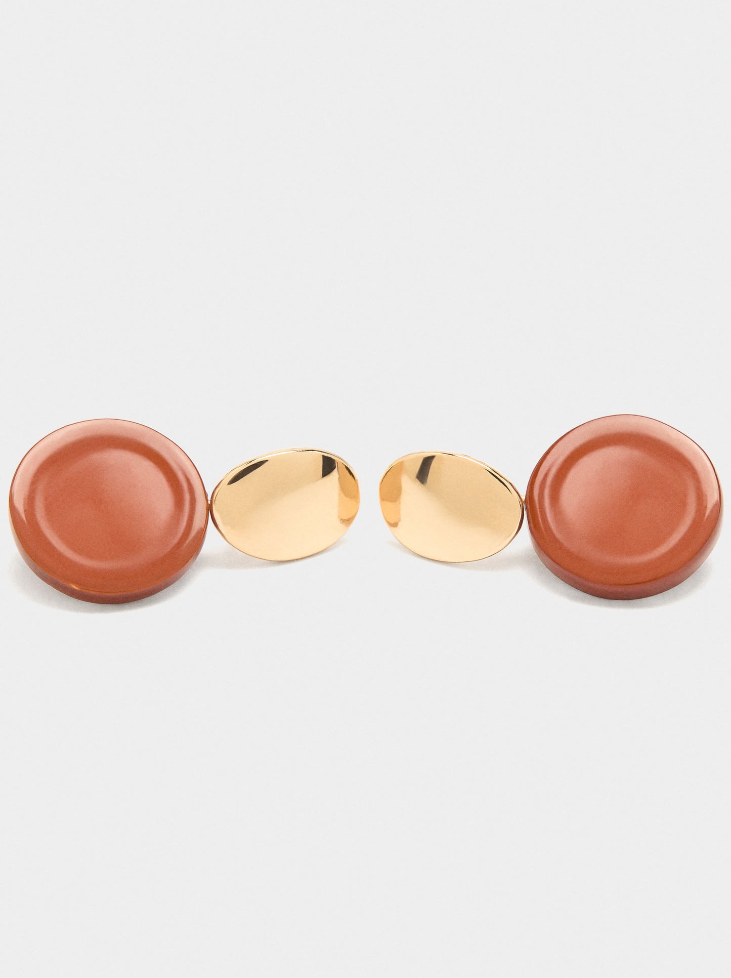 Short Round Earrings