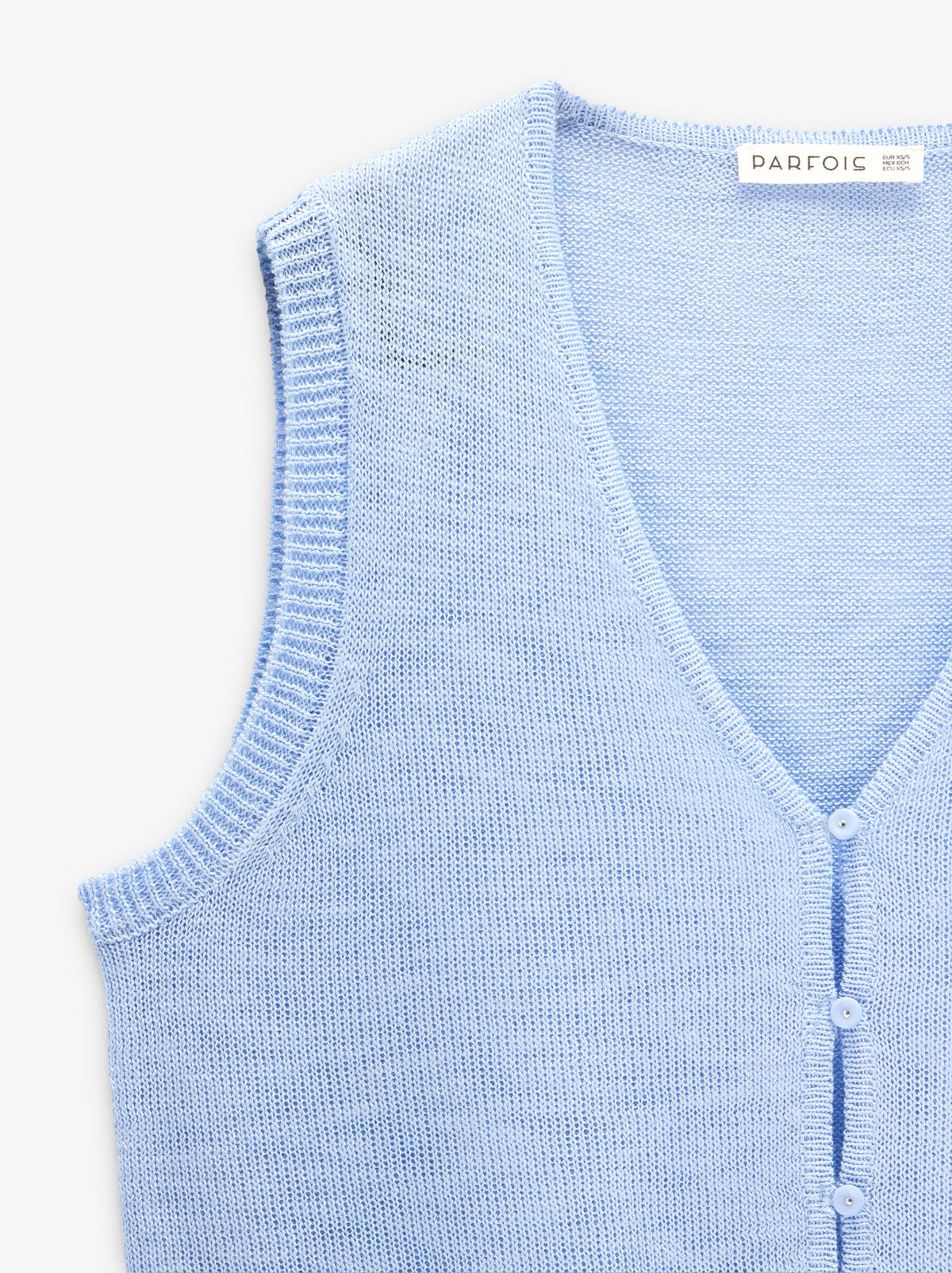 Mesh Waistcoat With Buttons