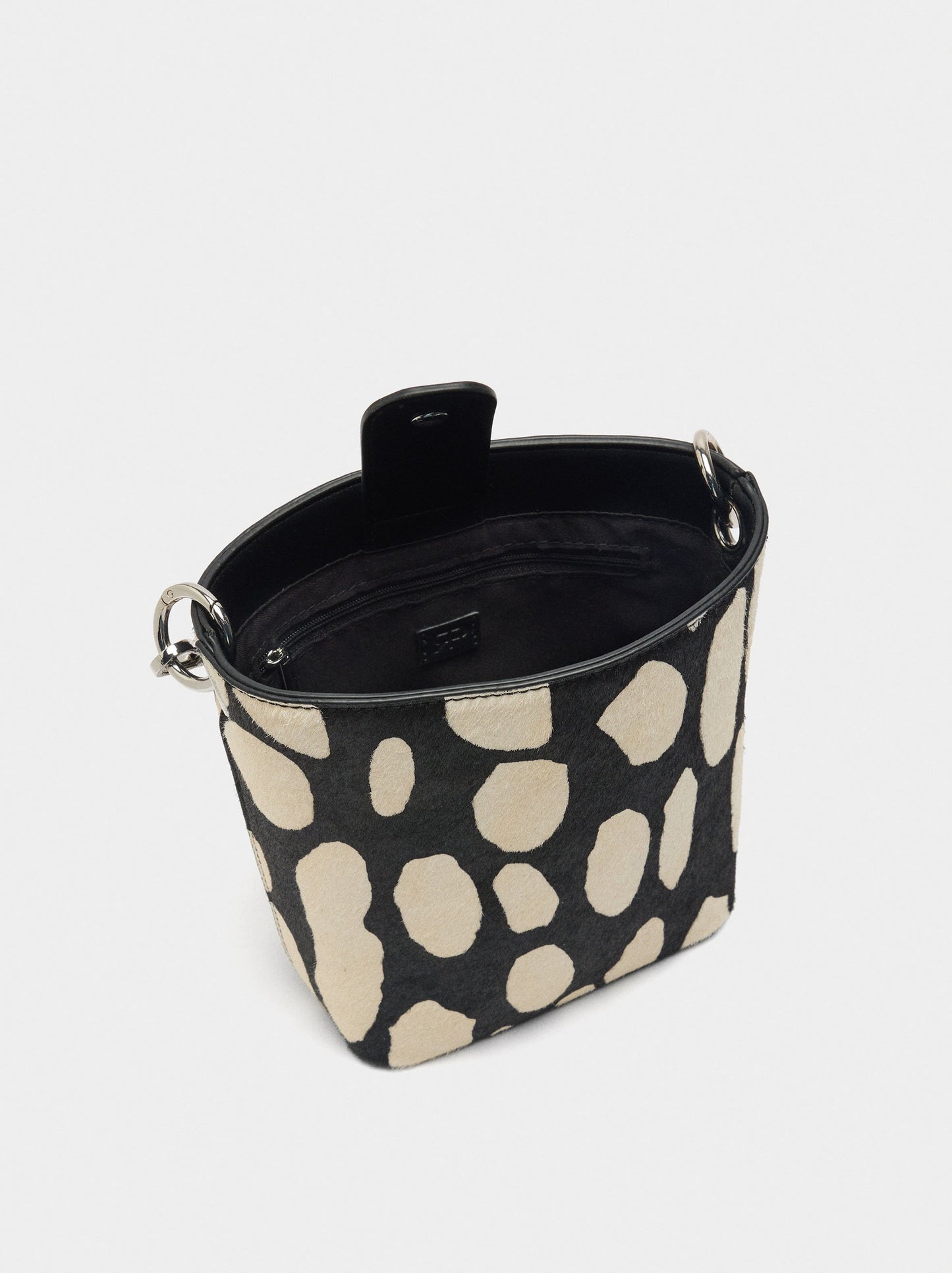 Animal Print Leather Crossbody Bag