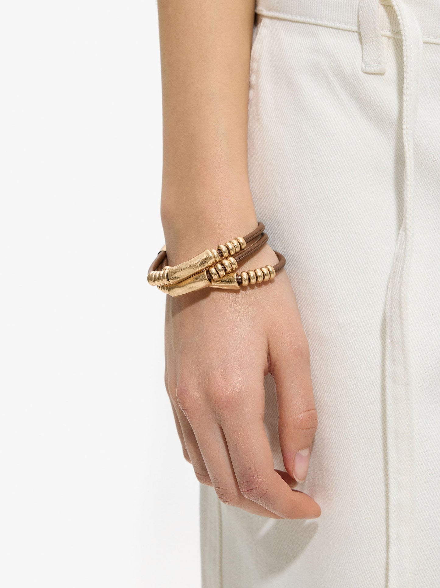 Multi-Bracelet Of Tubular Segment Cords