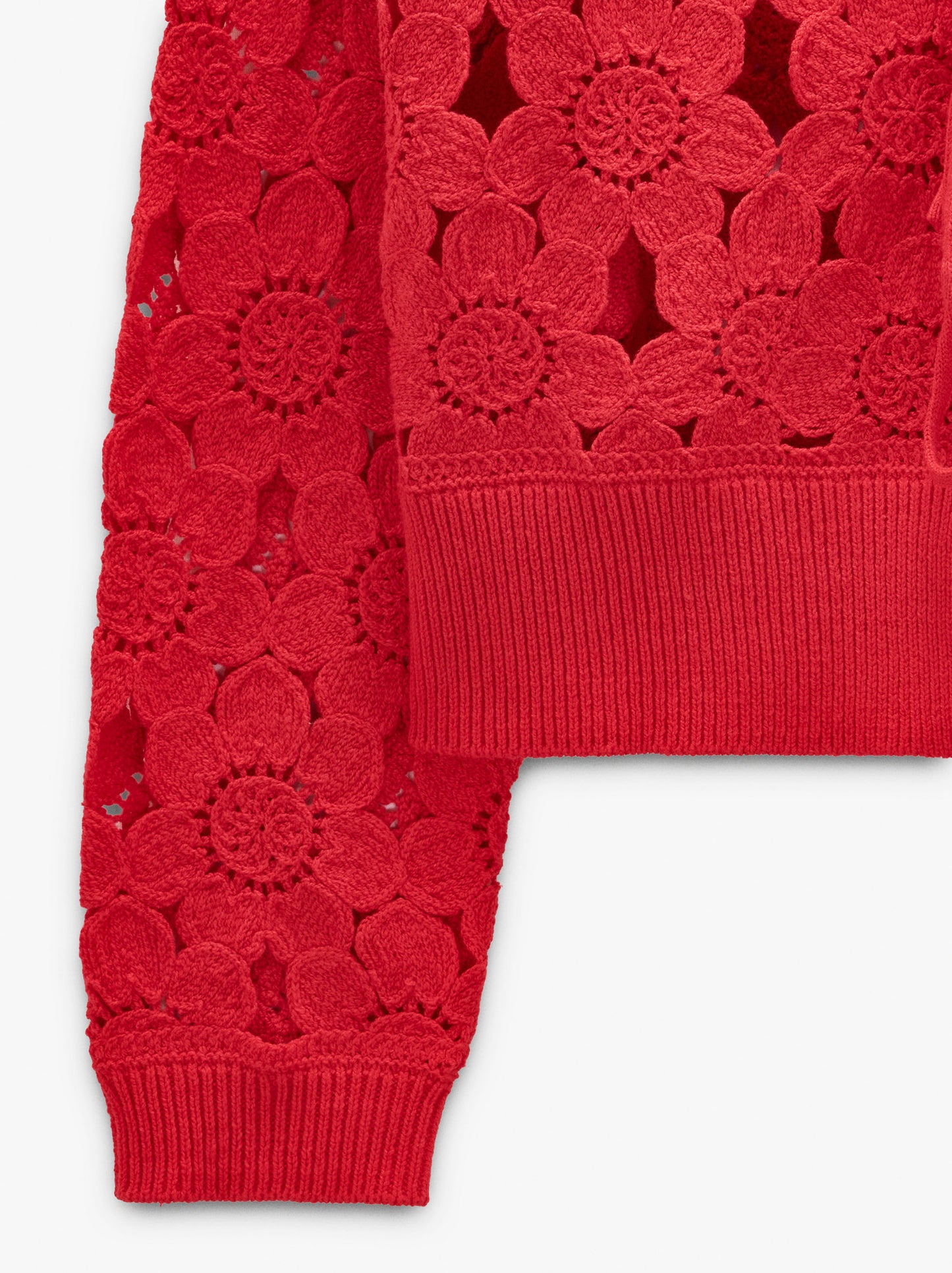 Floral Crochet Cardigan