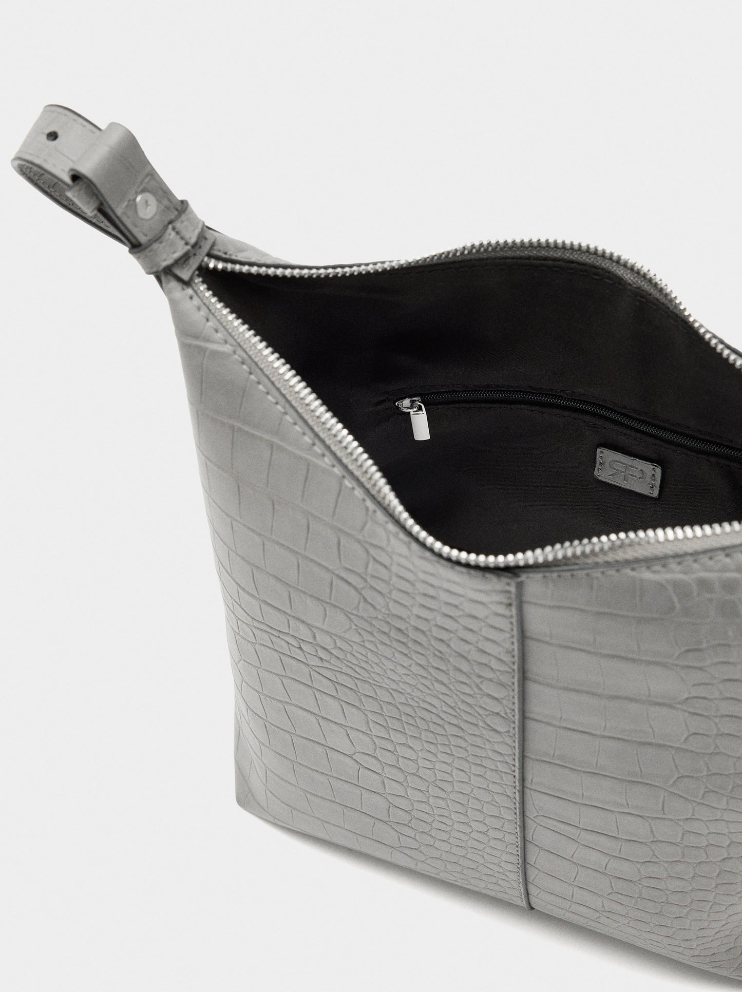 Shoulder Bag With Animal Embossing