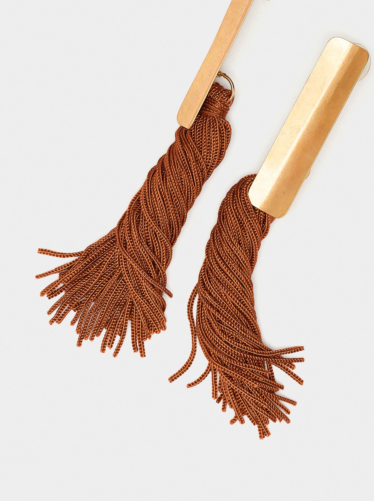 Bar Earrings With Fringes