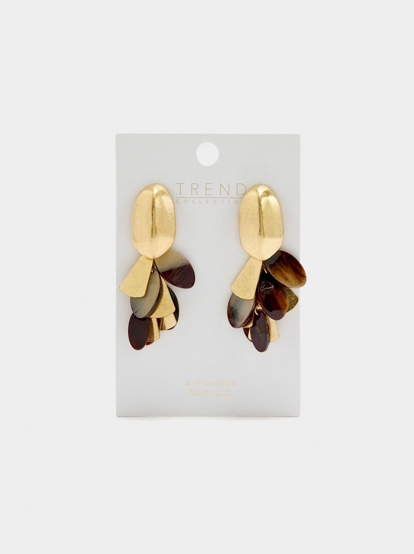 Maxi Oval Earrings With Petals